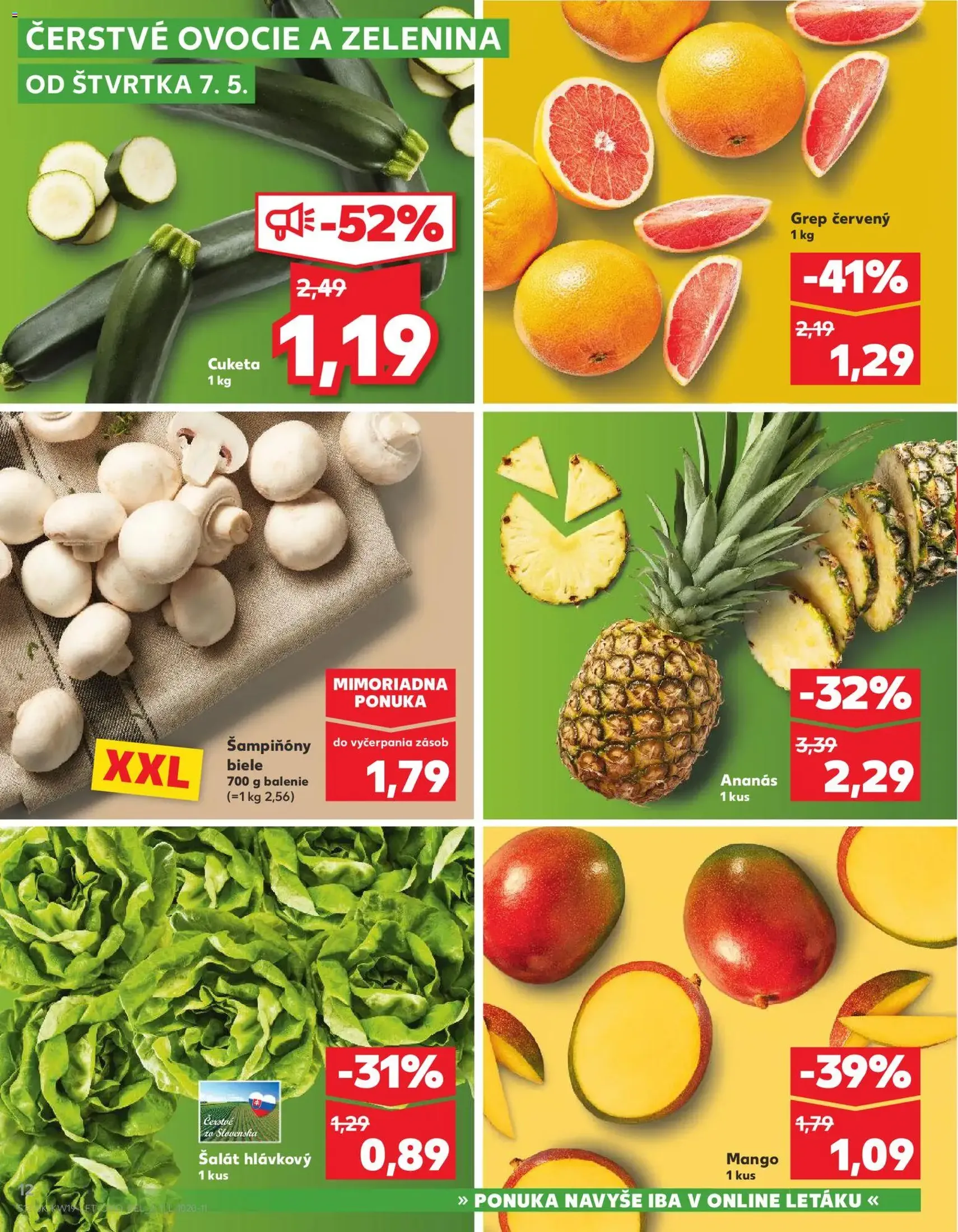 Kaufland SK - akciós újság - 2026.05.07. érvényes szórólap 12 oldal 76 oldalból