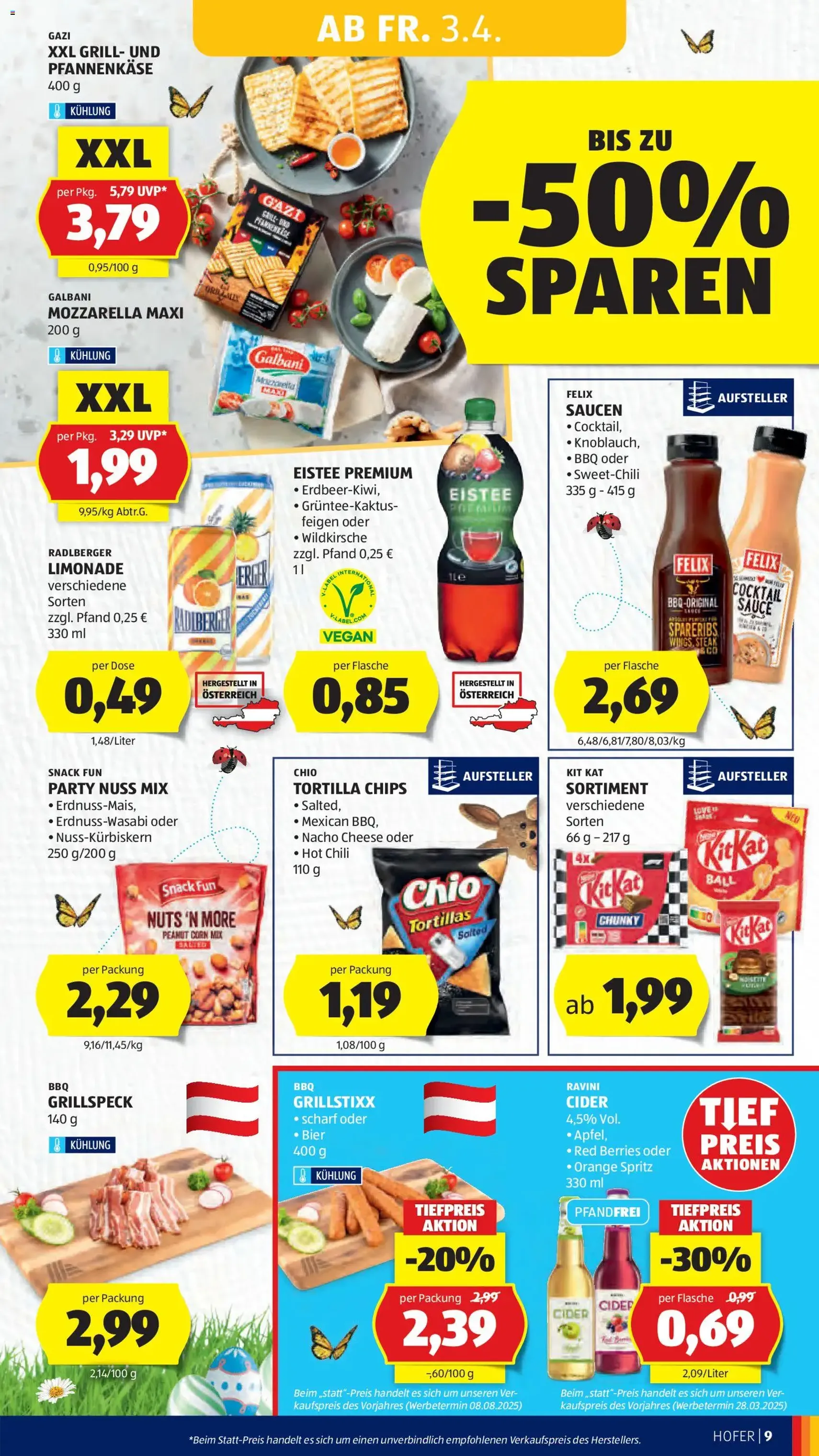 Hofer Flugblatt - Gültiger Prospekt ab 01.04.2026, Seite 11 von insgesamt 41