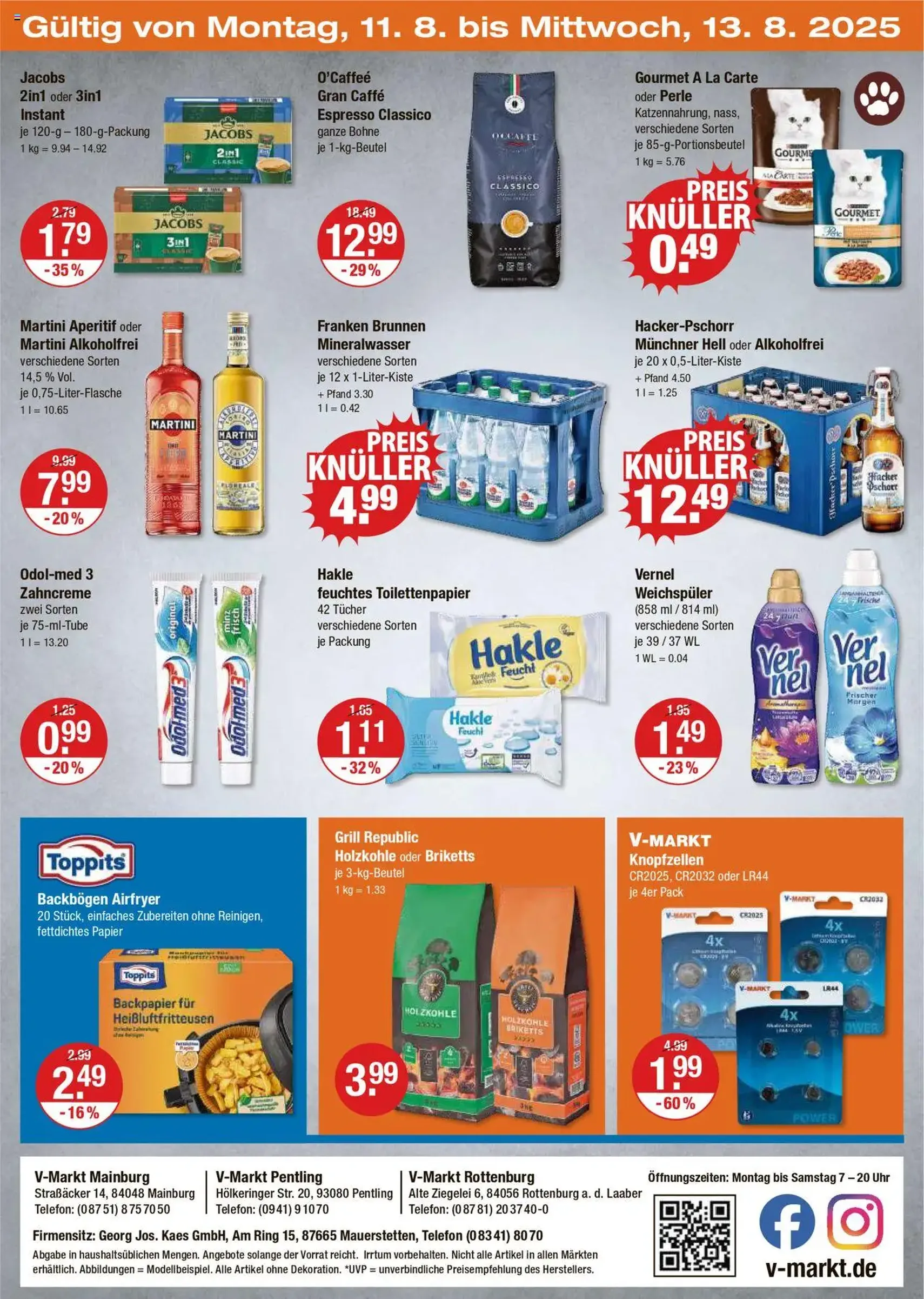 V-Markt - Oberpfalz - Gültiger Prospekt ab 07.08.2025, Seite 20 von insgesamt 22