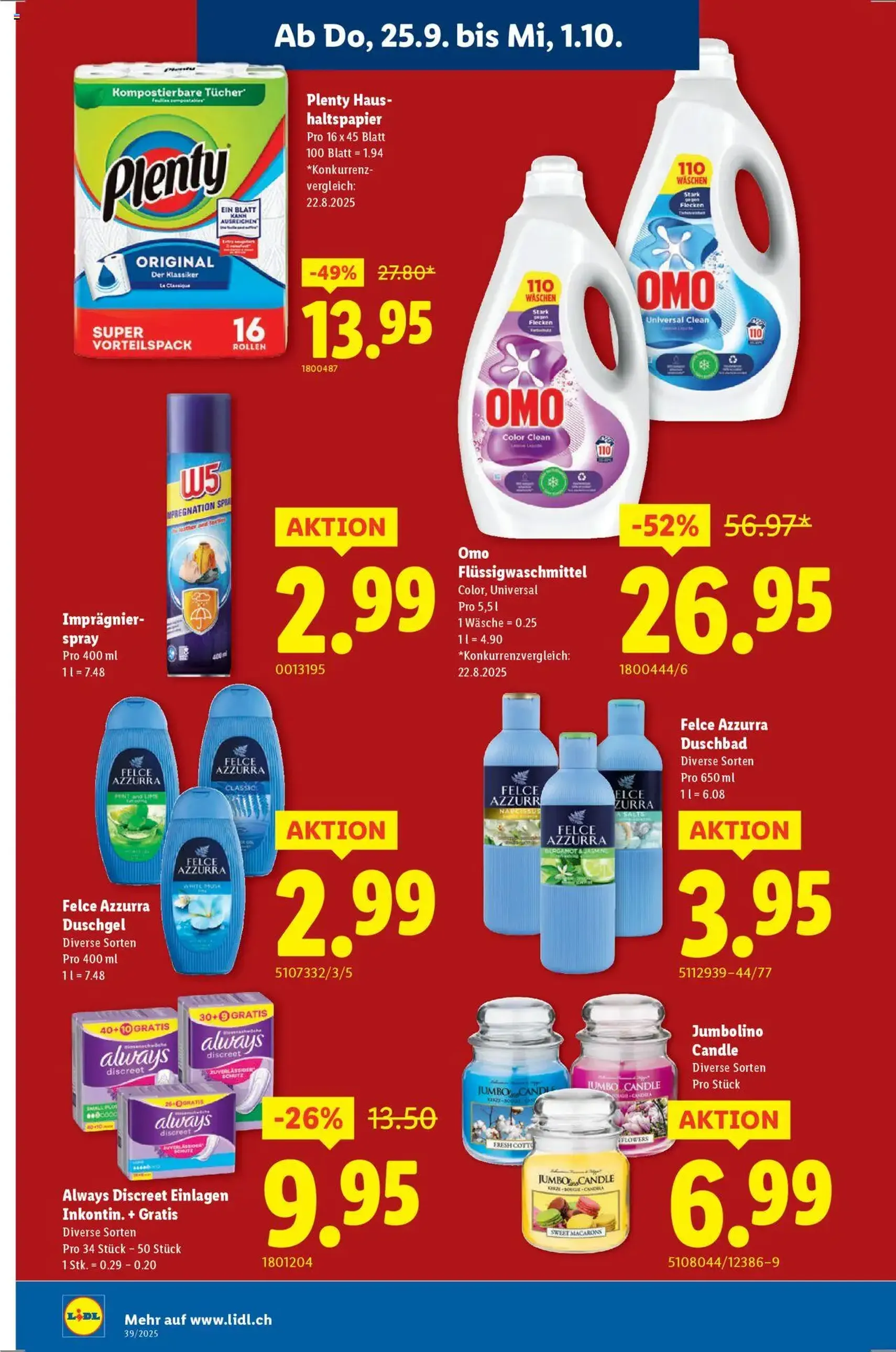 Lidl Aktionen - Gültiger Prospekt ab 25.09.2025, Seite 10 von insgesamt 32