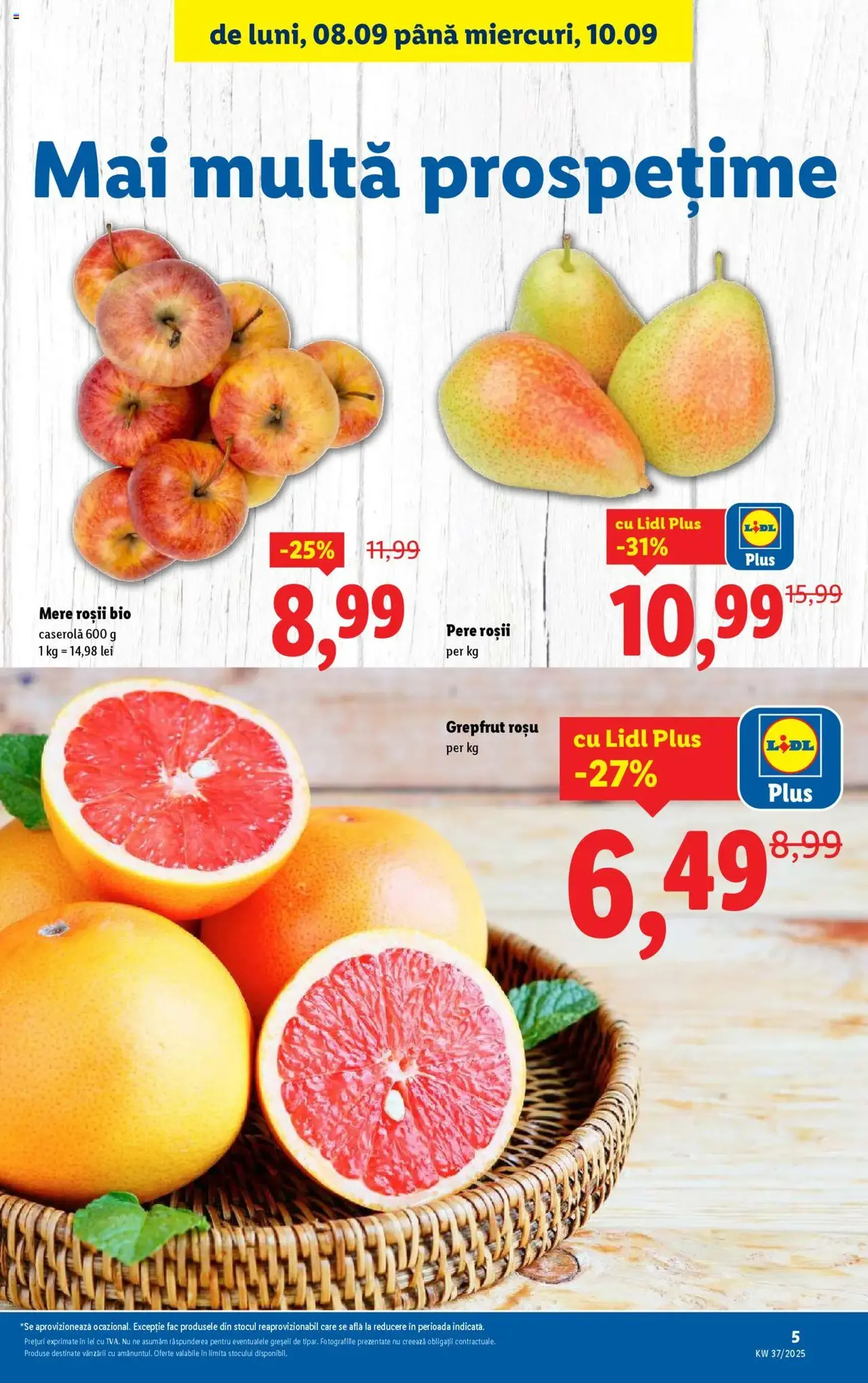 Catalog Lidl - cataloage valabile începând cu 08.09.2025 pagina 5 din 68 Catalog Lidl - cataloage valabile începând cu 08.09.2025 pagina 5 din 68