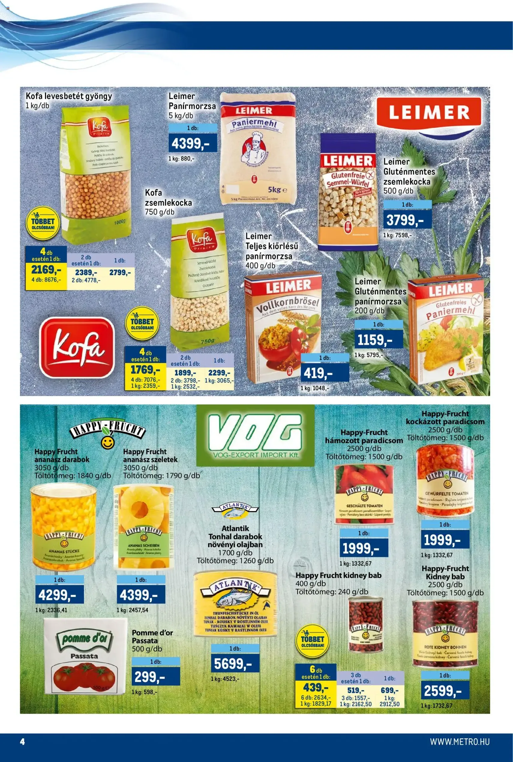 Metro Akciós újság - 2026.01.16. érvényes szórólap 4 oldal 10 oldalból