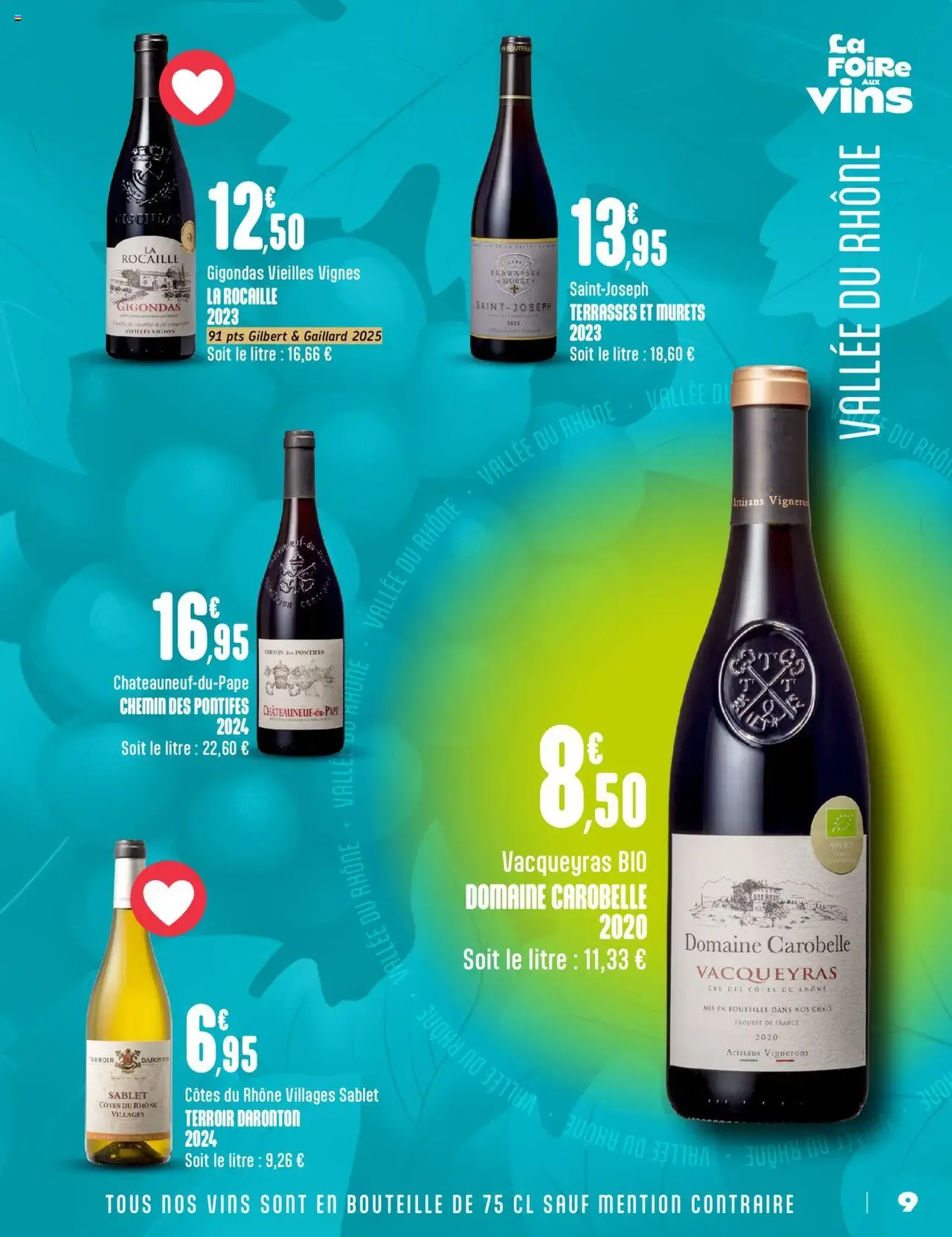 G20 Supermarchés catalogue la foire aux vins - brochure valable à partir du 24/09/2025, page 9 sur 20