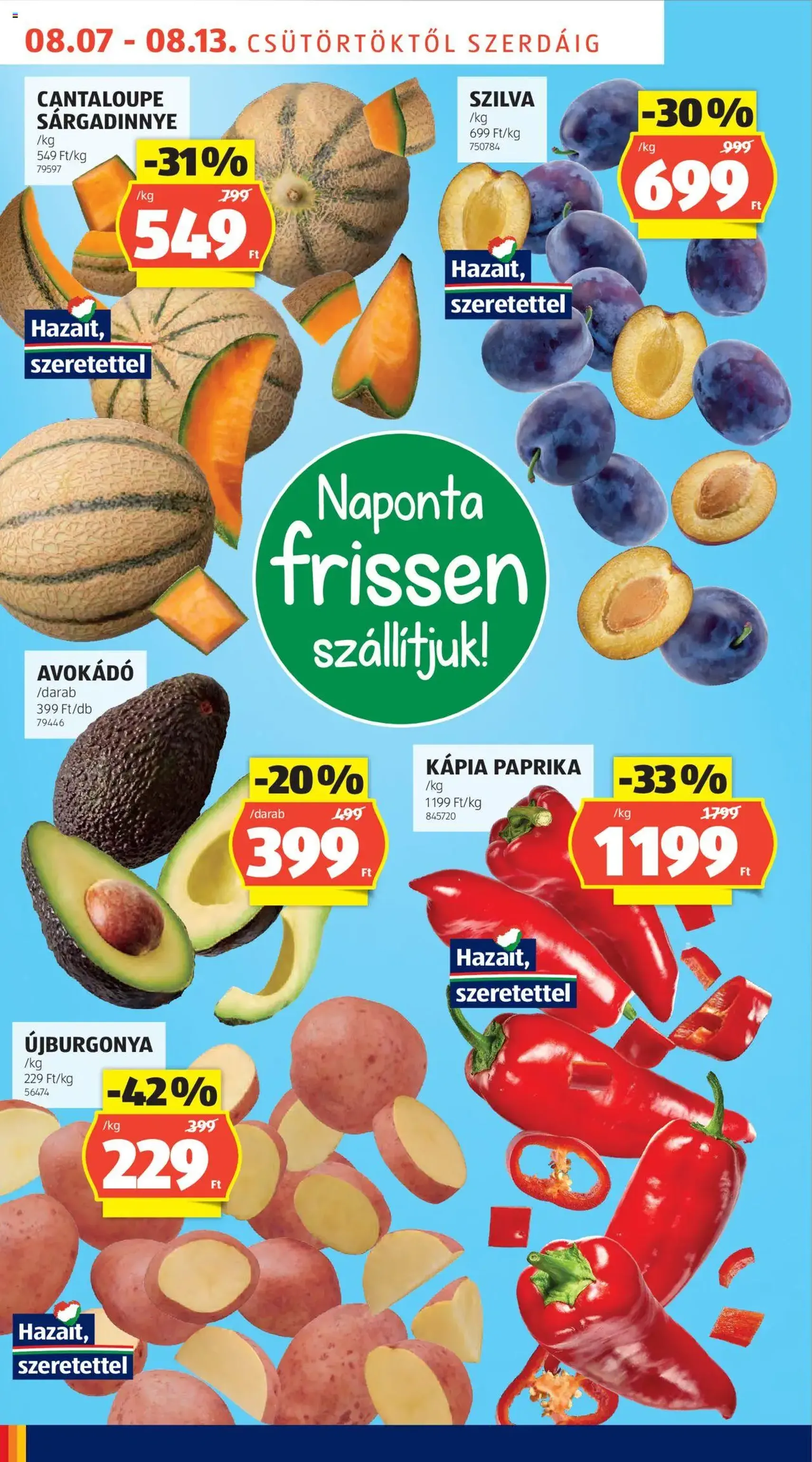 Aldi Akciós újság - 2025.08.07. érvényes szórólap 8 oldal 52 oldalból Aldi Akciós újság - 2025.08.07. érvényes szórólap 8 oldal 52 oldalból