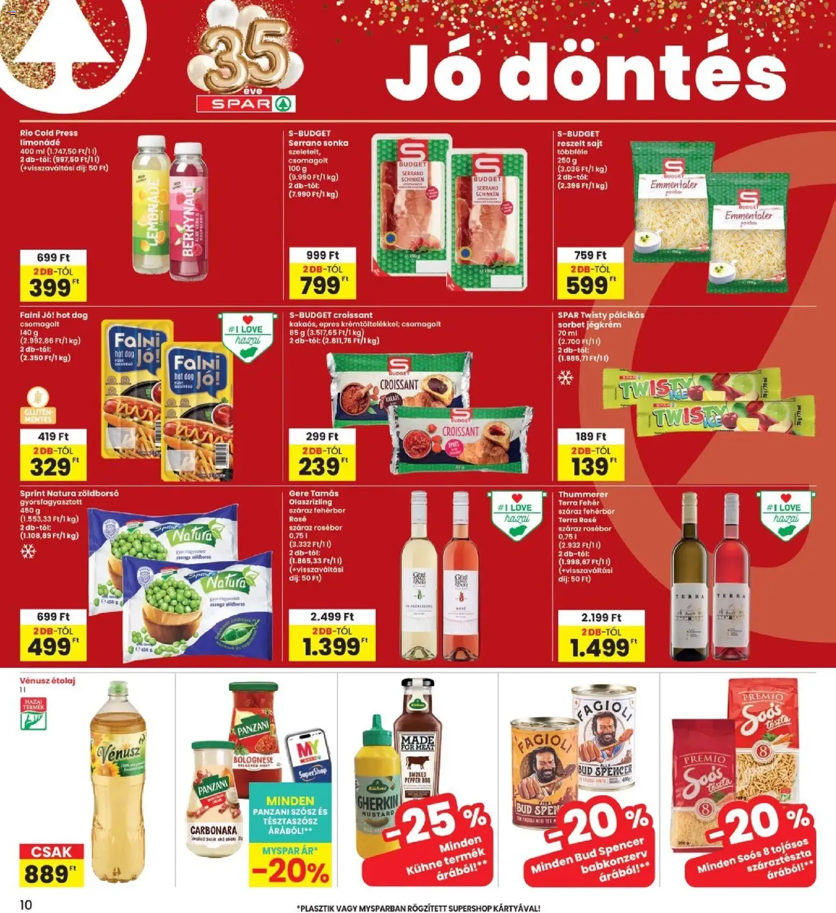 Interspar akciós újság - 2026.07.09. érvényes szórólap 10 oldal 20 oldalból