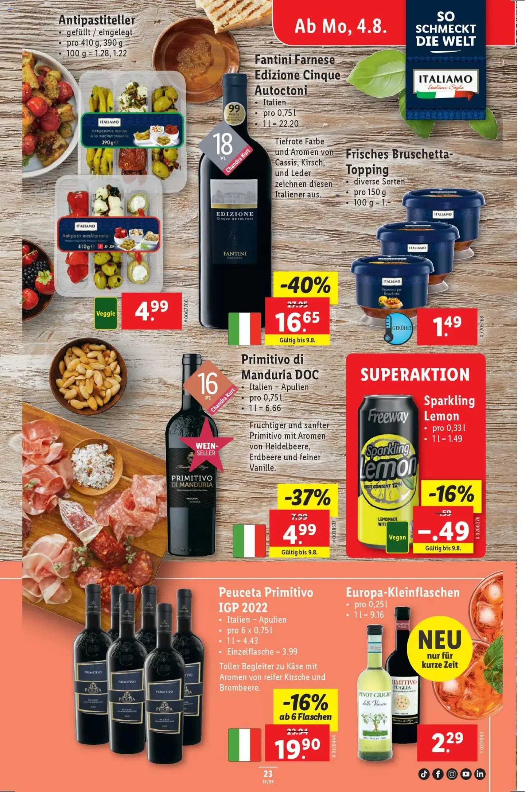 Lidl Aktionen - Gültiger Prospekt ab 31.07.2025, Seite 25 von insgesamt 34