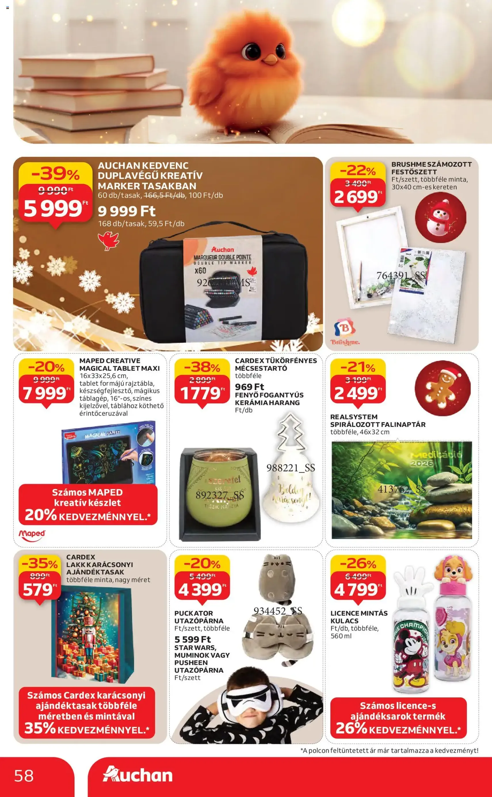 Auchan Akciós újság - 2025.12.11. érvényes szórólap 58 oldal 76 oldalból