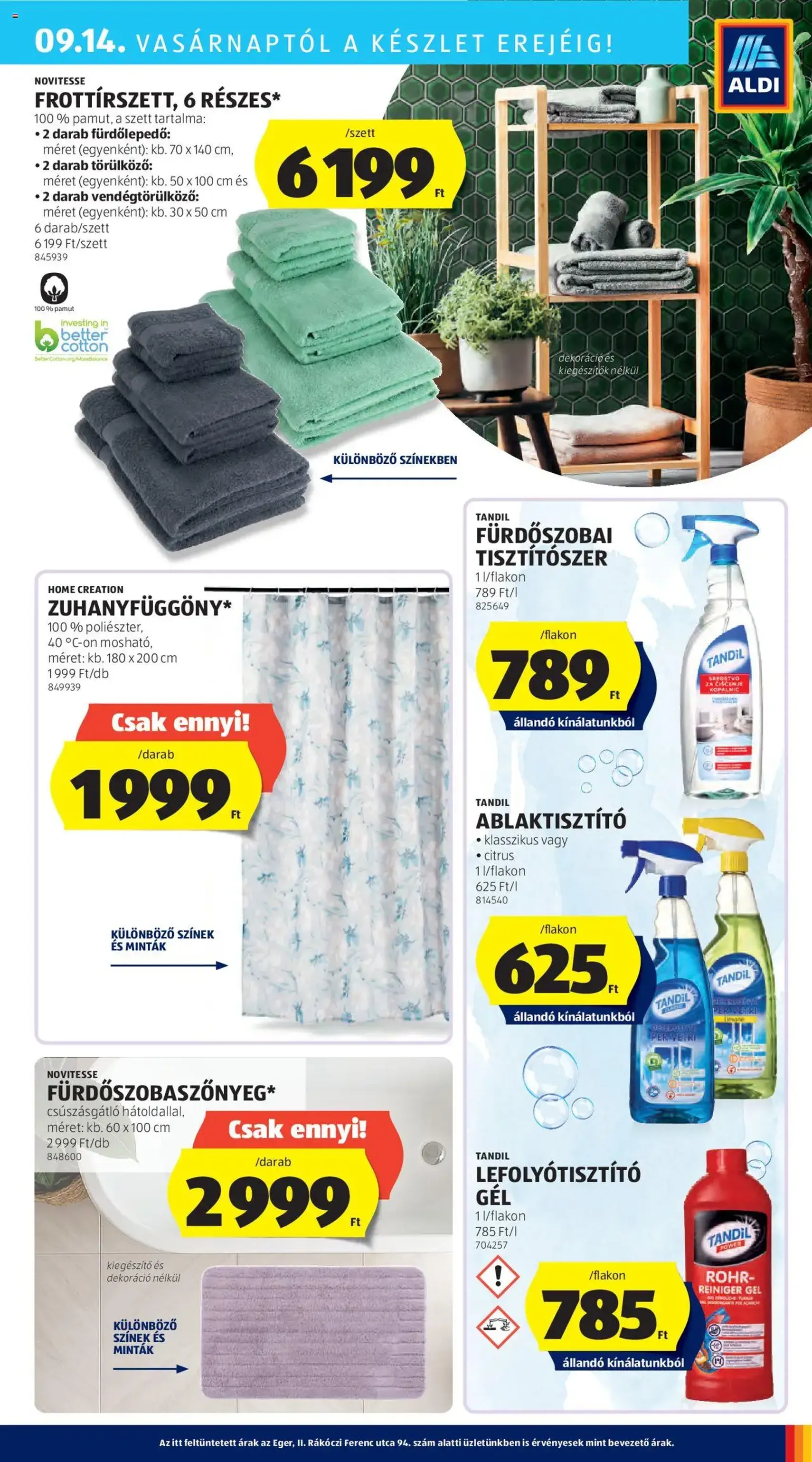 Aldi Akciós újság - 2025.09.11. érvényes szórólap 39 oldal 46 oldalból Aldi Akciós újság - 2025.09.11. érvényes szórólap 39 oldal 46 oldalból