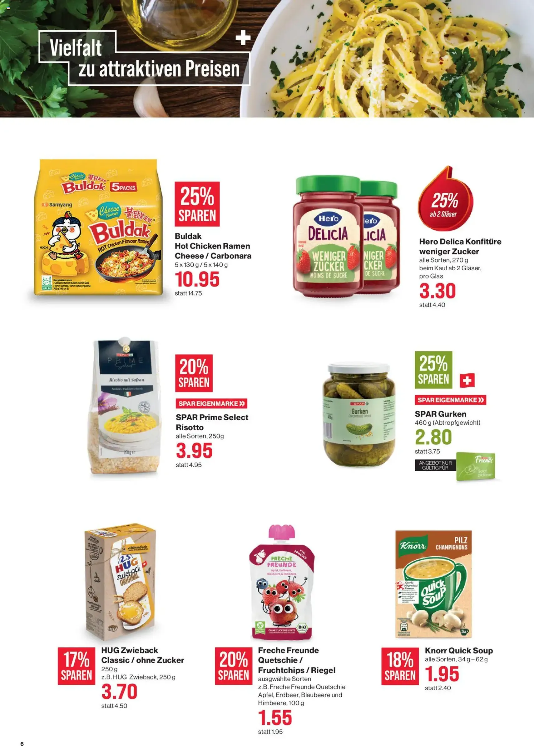 SPAR aktionen - Gültiger Prospekt ab 02.07.2026, Seite 6 von insgesamt 18