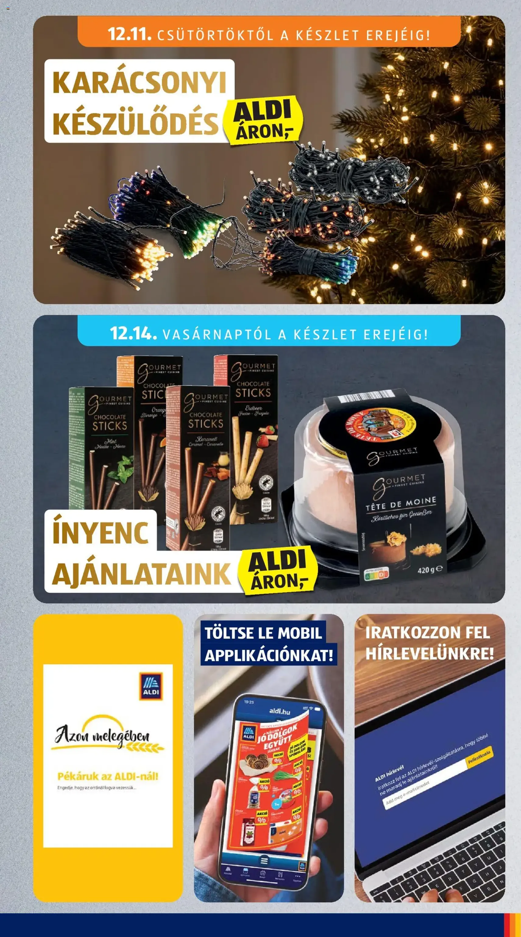 Aldi Akciós újság - 2025.12.11. érvényes szórólap 3 oldal 71 oldalból