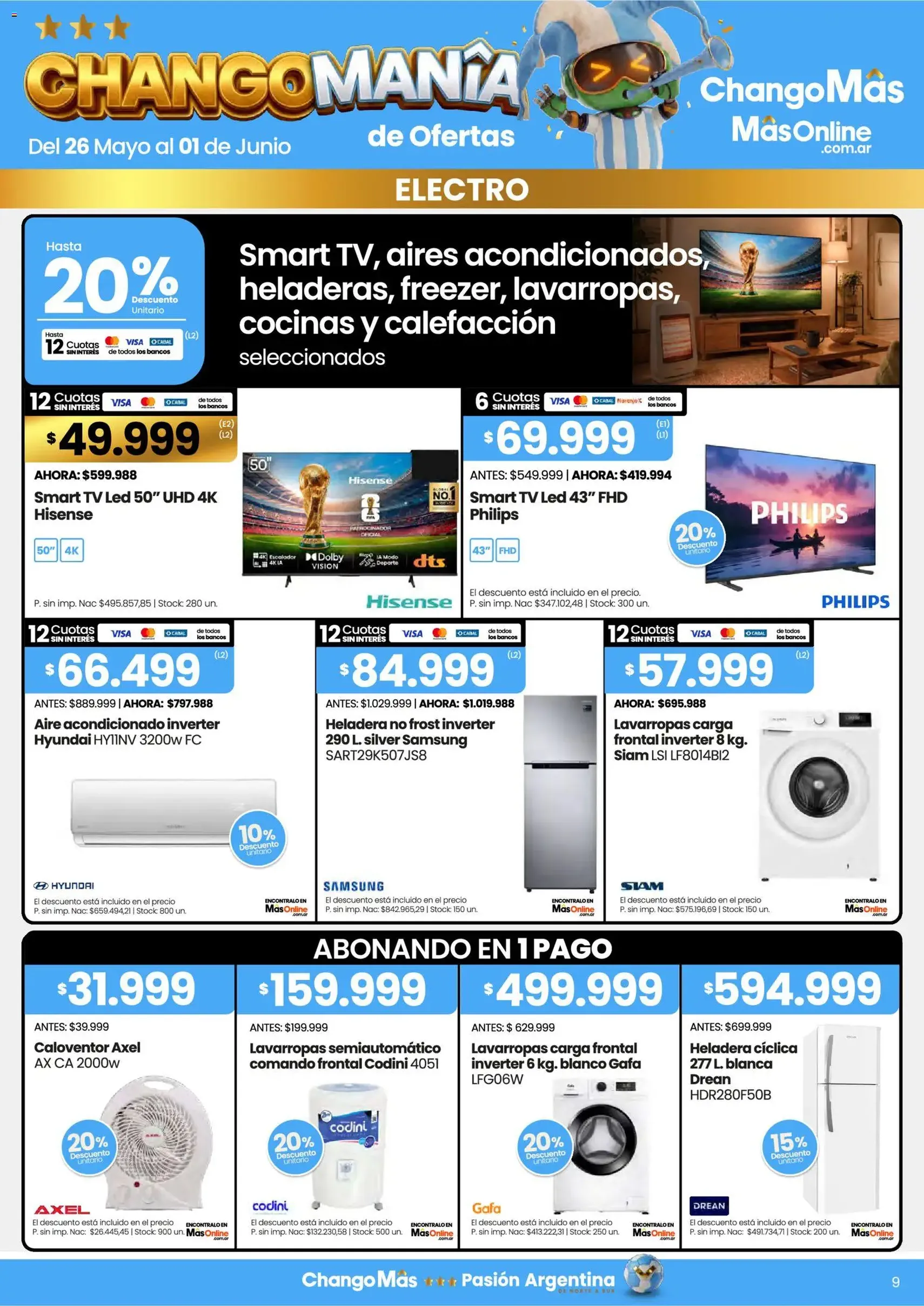 Changomas ofertas - folleto válido desde 26/05/2026 página 9 de 16