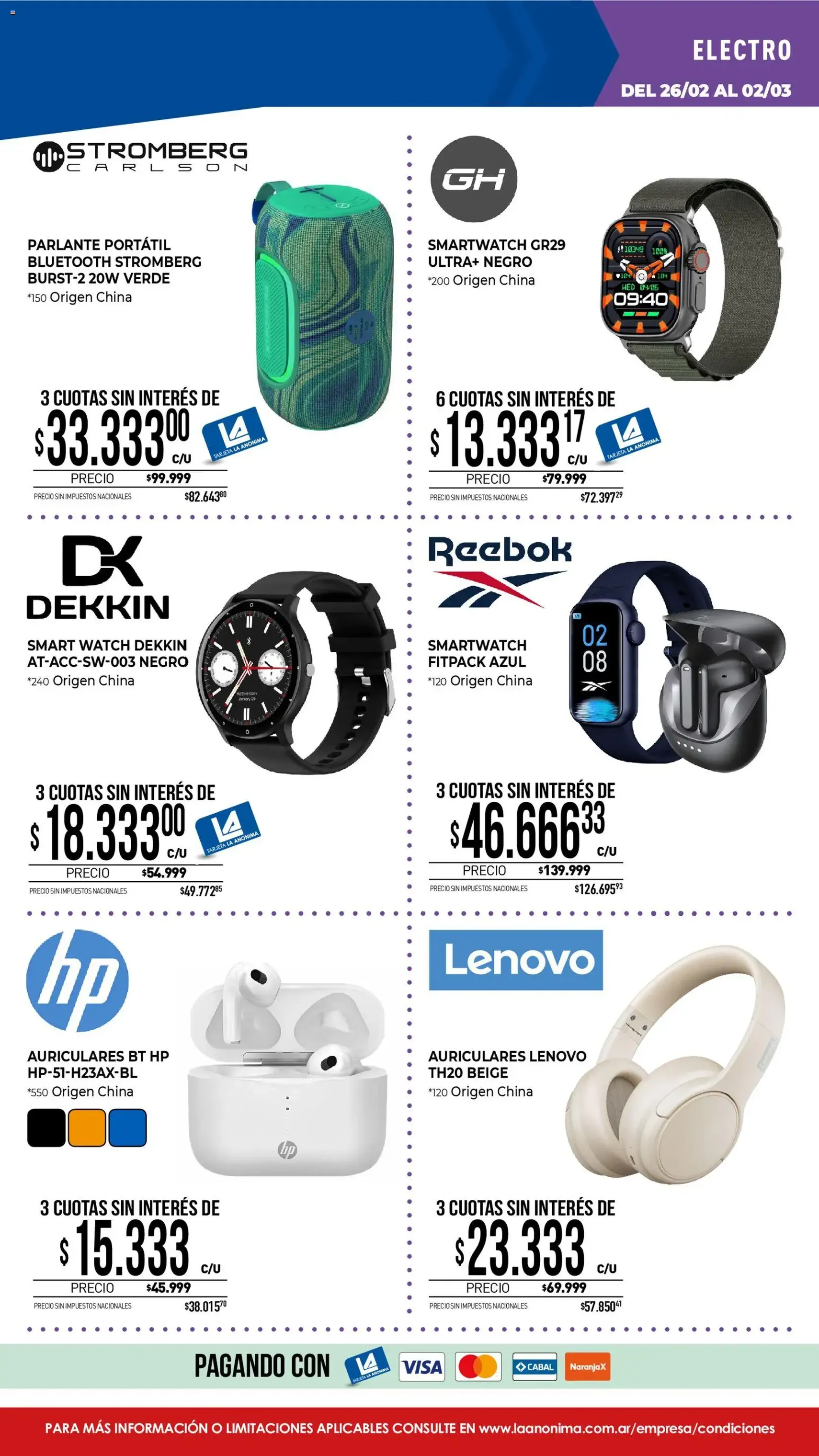 La Anonima catálogo - folleto válido desde 26/02/2026 página 42 de 46