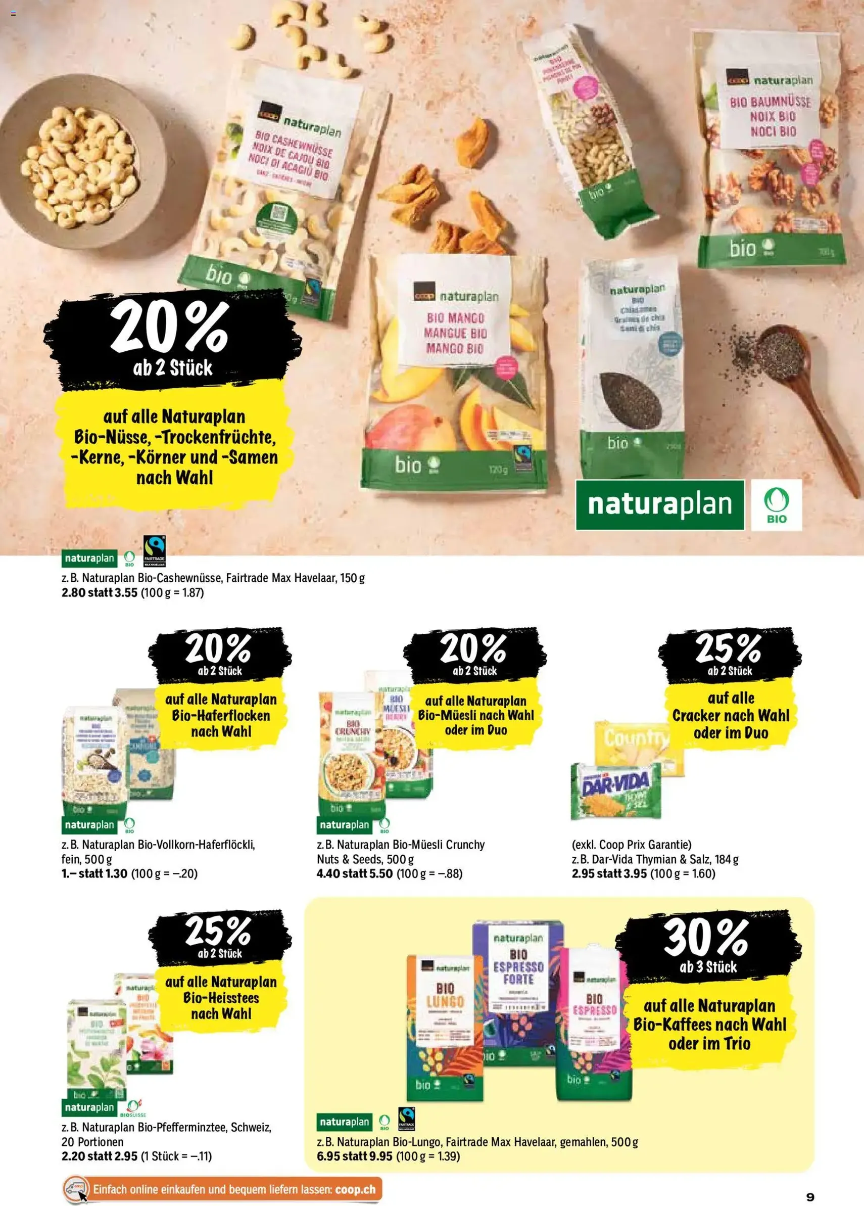 Coop aktionen - Gültiger Prospekt ab 03.09.2026, Seite 9 von insgesamt 28