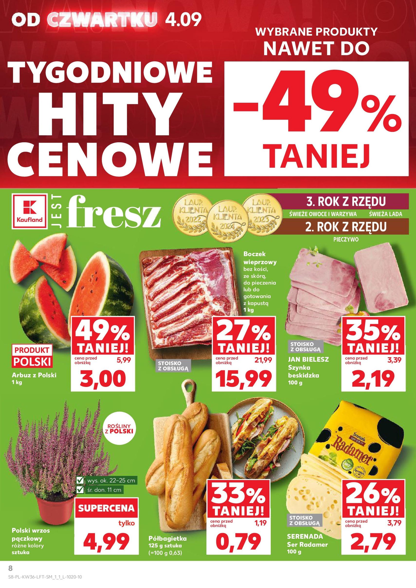 Kaufland gazetka - ważny gazetka od 04.09.2025 strona 8 z 57 Kaufland gazetka - ważny gazetka od 04.09.2025 strona 8 z 57