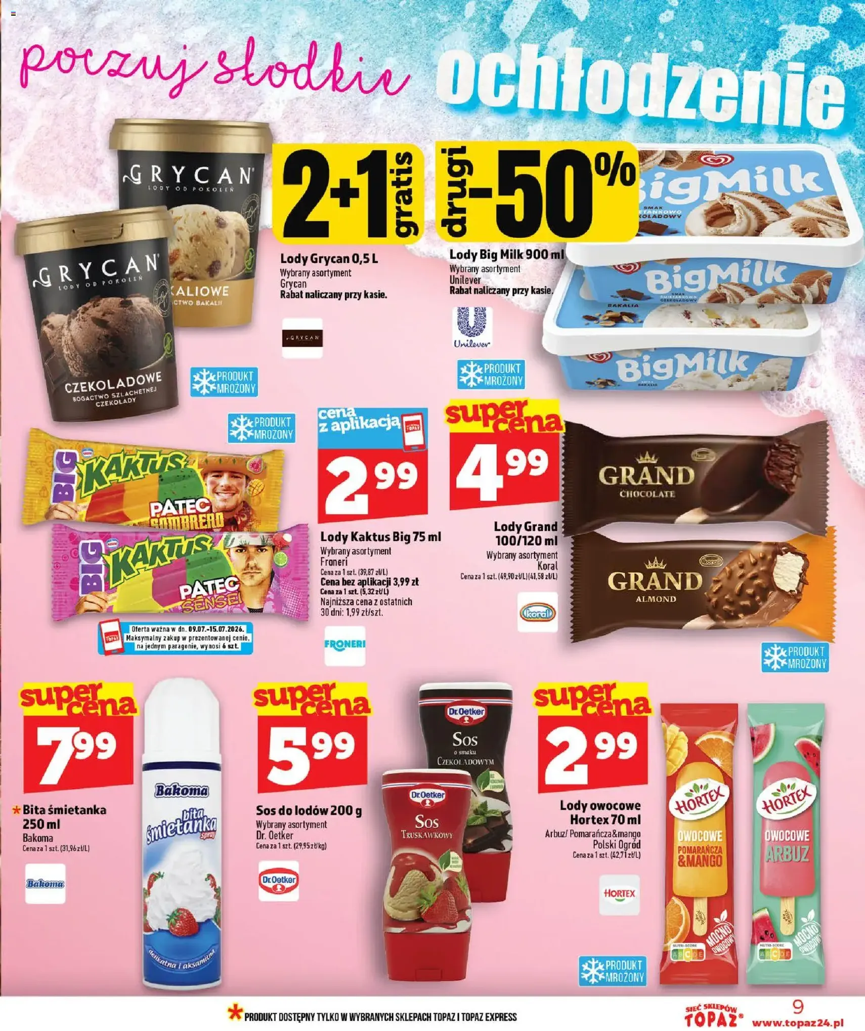 Topaz gazetka - ważny gazetka od 09.07.2026 strona 9 z 38