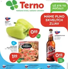 Terno leták - náhľad letáku platný od 02.10.2025