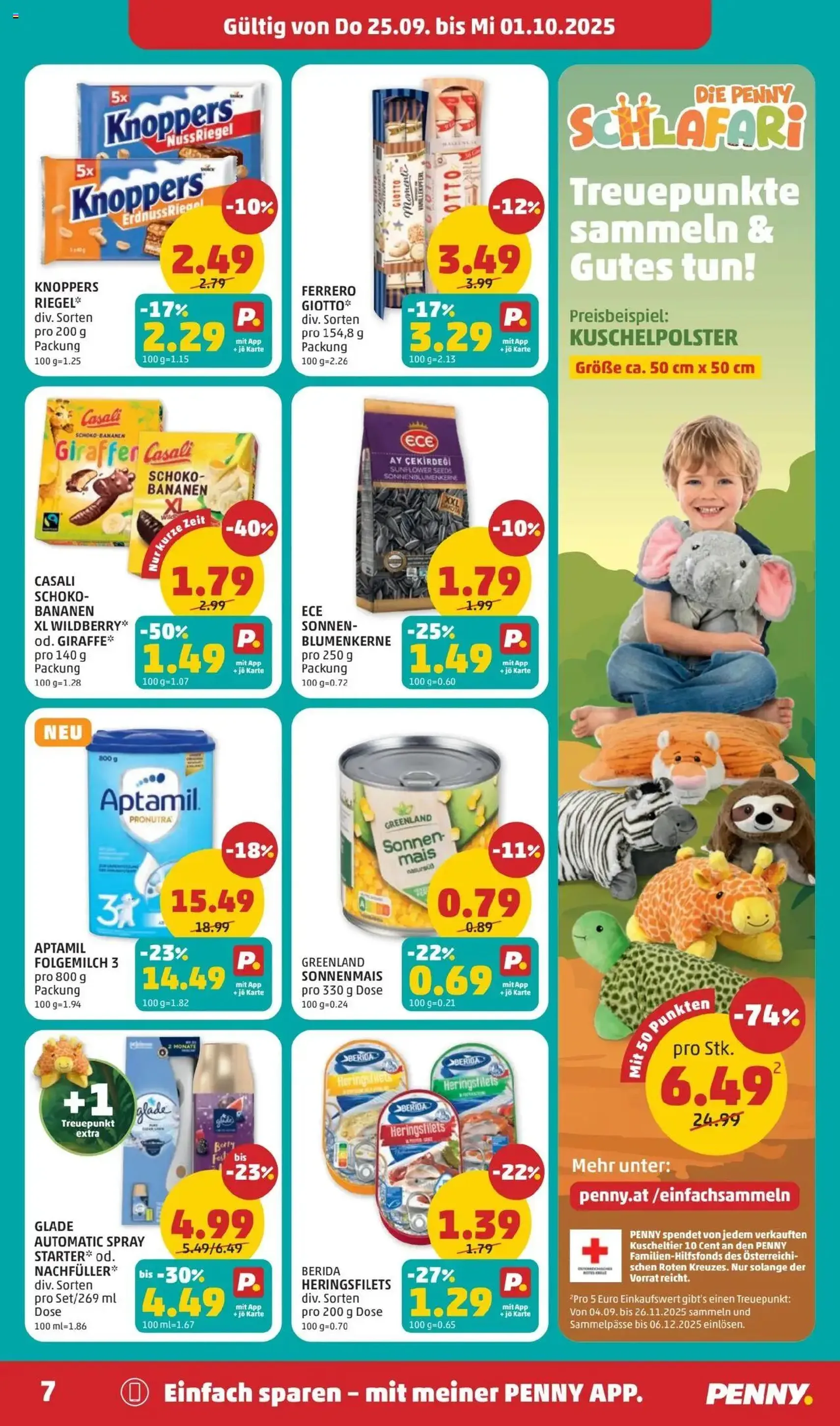 Penny Markt Flugblatt - Gültiger Prospekt ab 25.09.2025, Seite 7 von insgesamt 32