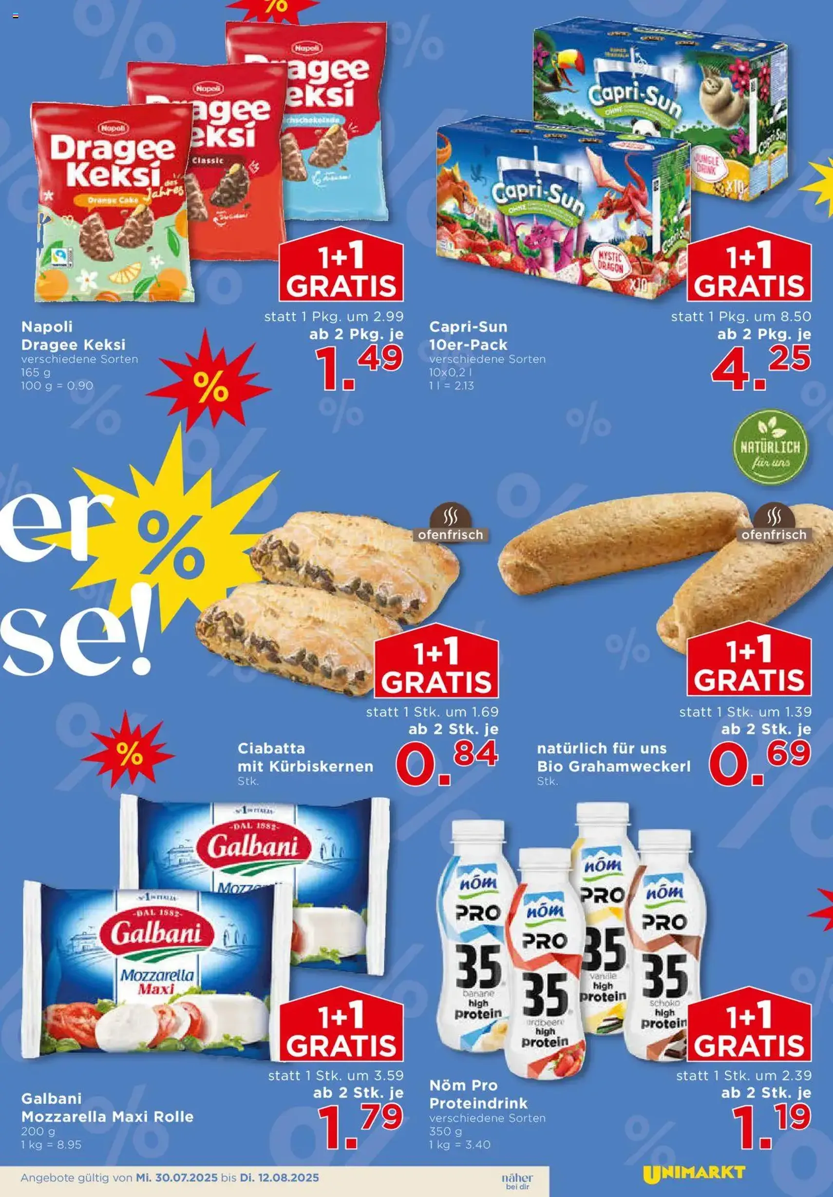 Unimarkt Süd - Gültiger Prospekt ab 30.07.2025, Seite 15 von insgesamt 16 Unimarkt Süd - Gültiger Prospekt ab 30.07.2025, Seite 15 von insgesamt 16