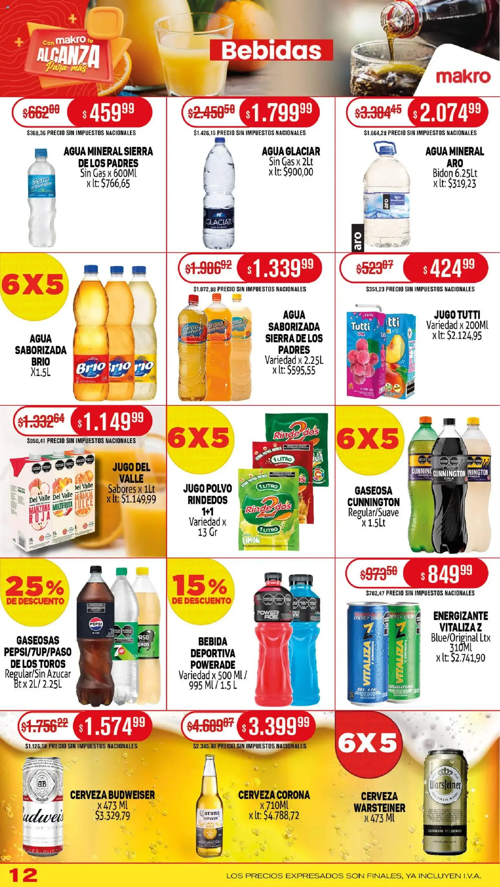 Makro ofertas - folleto válido desde 30/10/2025 página 12 de 20 Makro ofertas - folleto válido desde 30/10/2025 página 12 de 20
