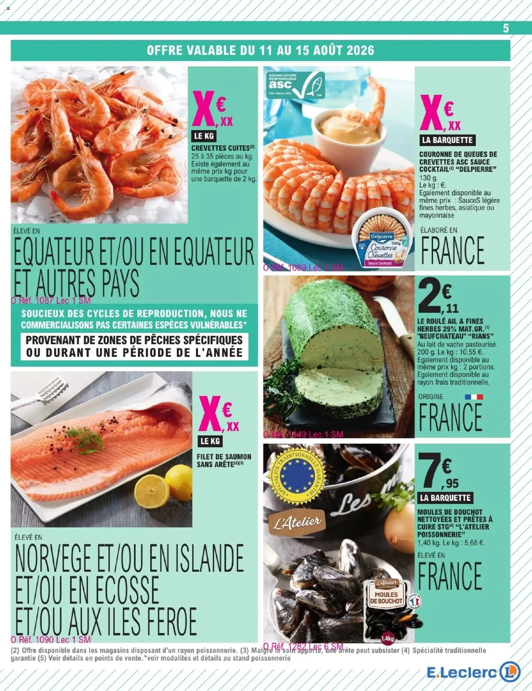 E.Leclerc catalogue - brochure valable à partir du 11/08/2026, page 5 sur 17
