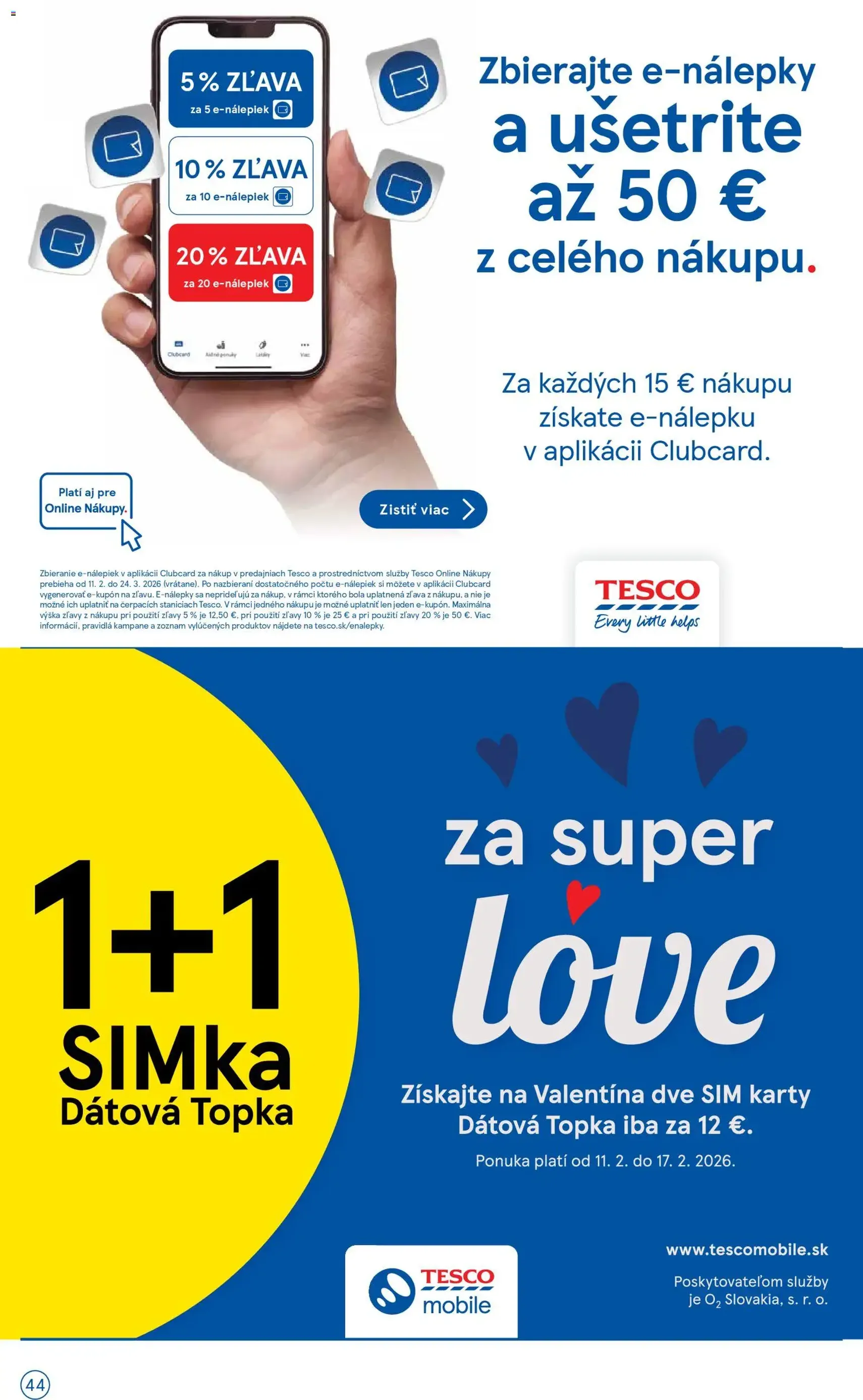 Tesco Hypermarket - leták - platný leták od 11.02.2026 strana 44 z 46