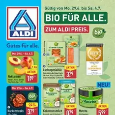 Aldi Prospekt - Prospekt Vorschau gültig ab 29.06.2026