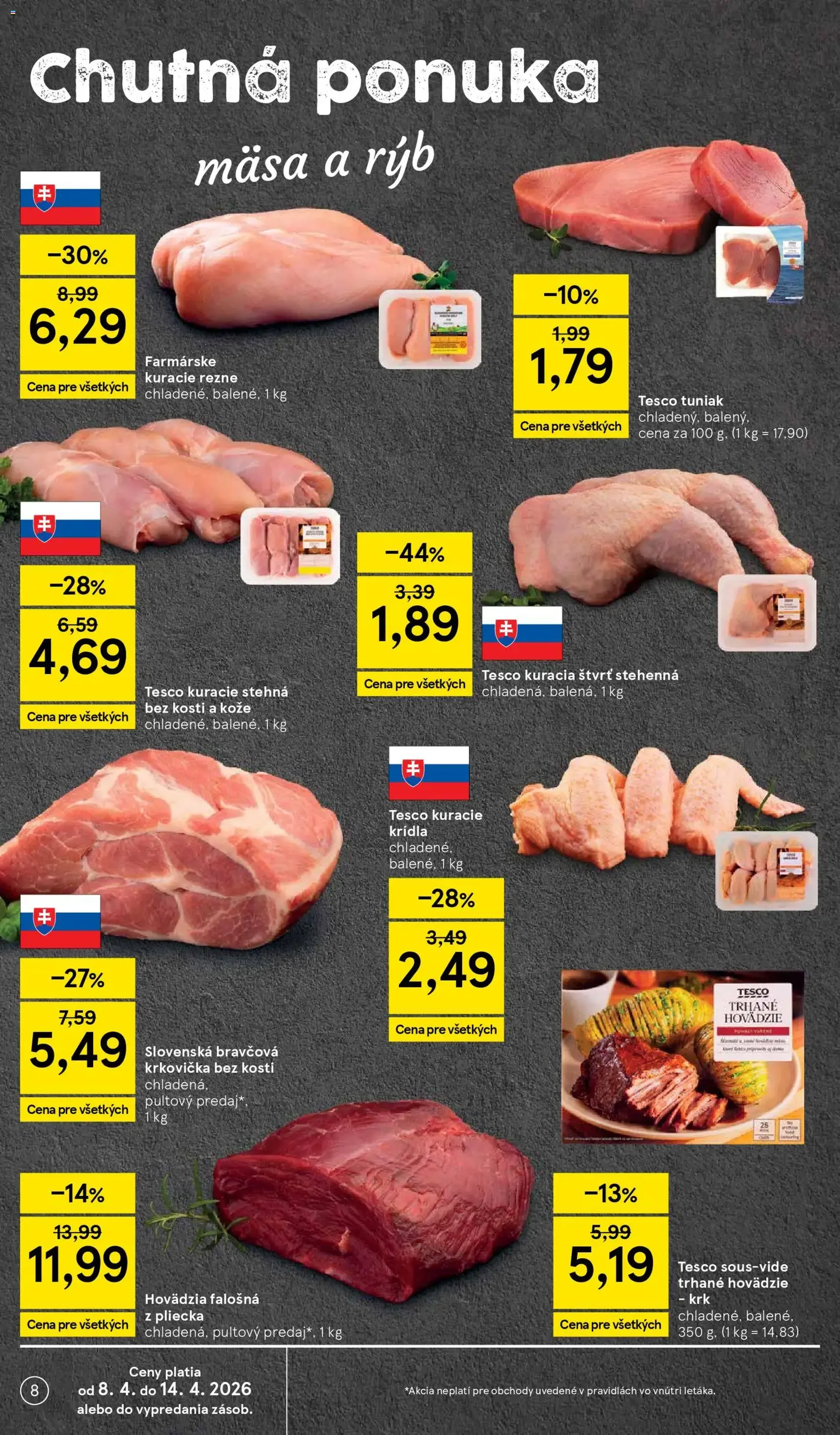 Tesco Hypermarket - leták - platný leták od 08.04.2026 strana 8 z 43