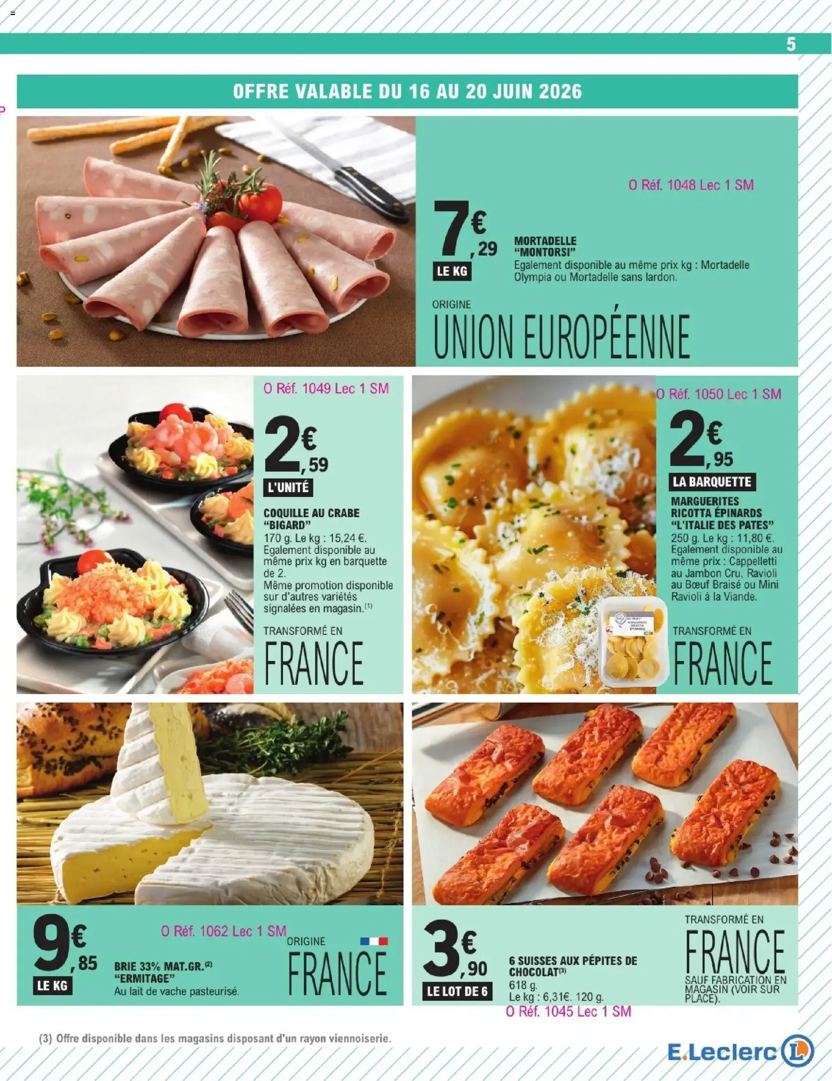 E.Leclerc catalogue - brochure valable à partir du 16/06/2026, page 5 sur 24