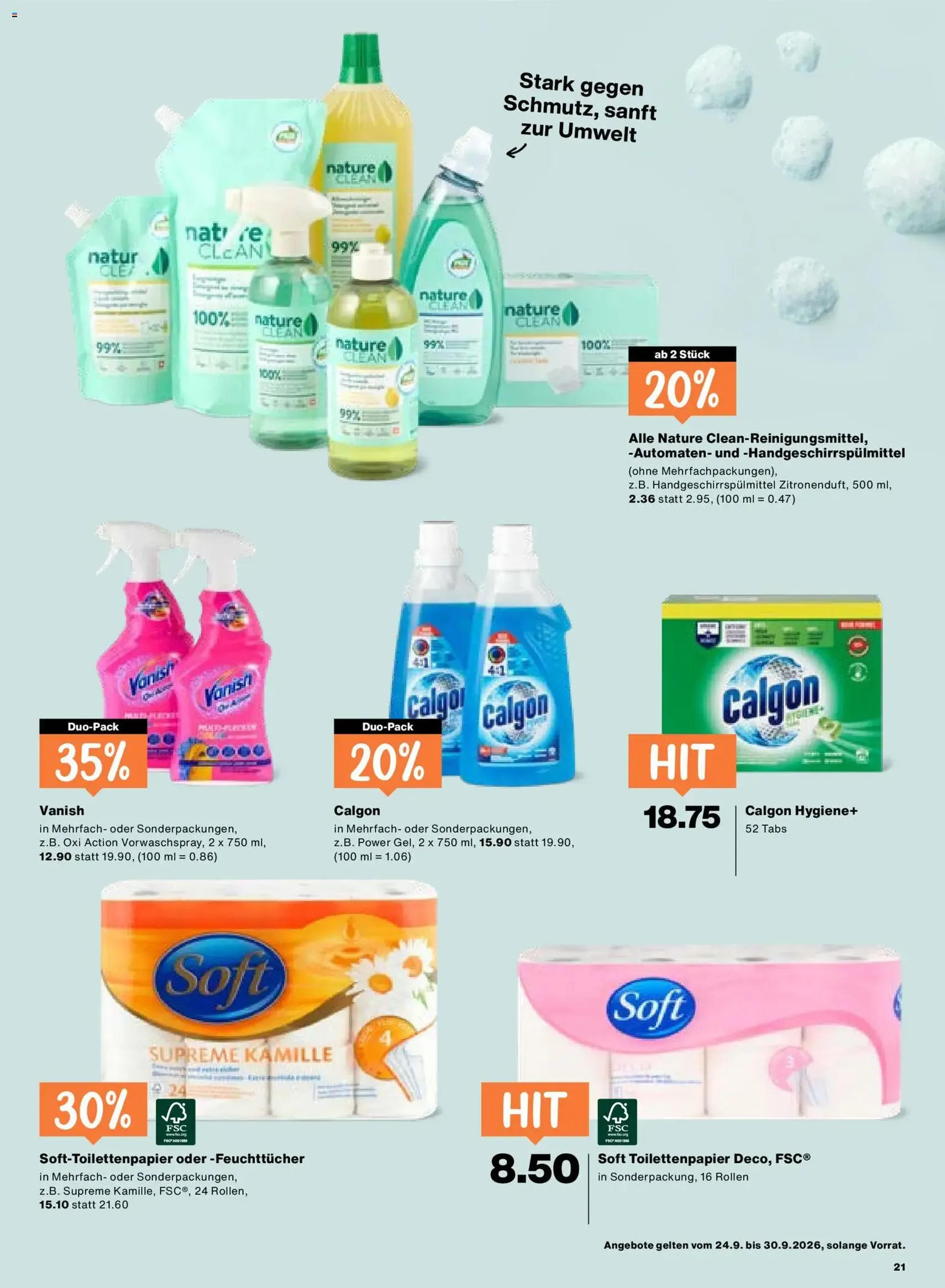 Migros aktionen - Gültiger Prospekt ab 24.09.2026, Seite 21 von insgesamt 24