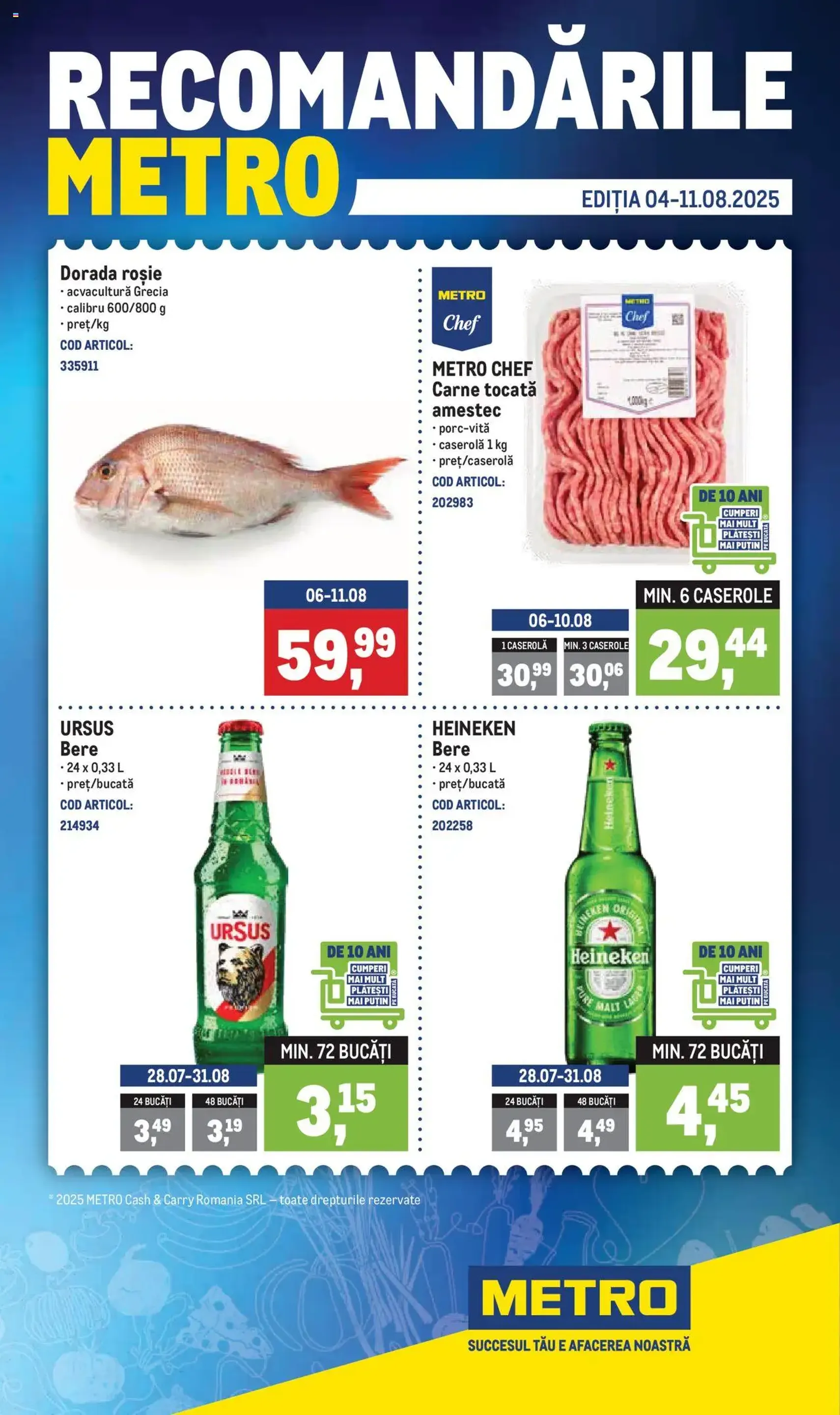 Metro catalog - Recomandările - cataloage valabile începând cu 04.08.2025 pagina 1 din 2