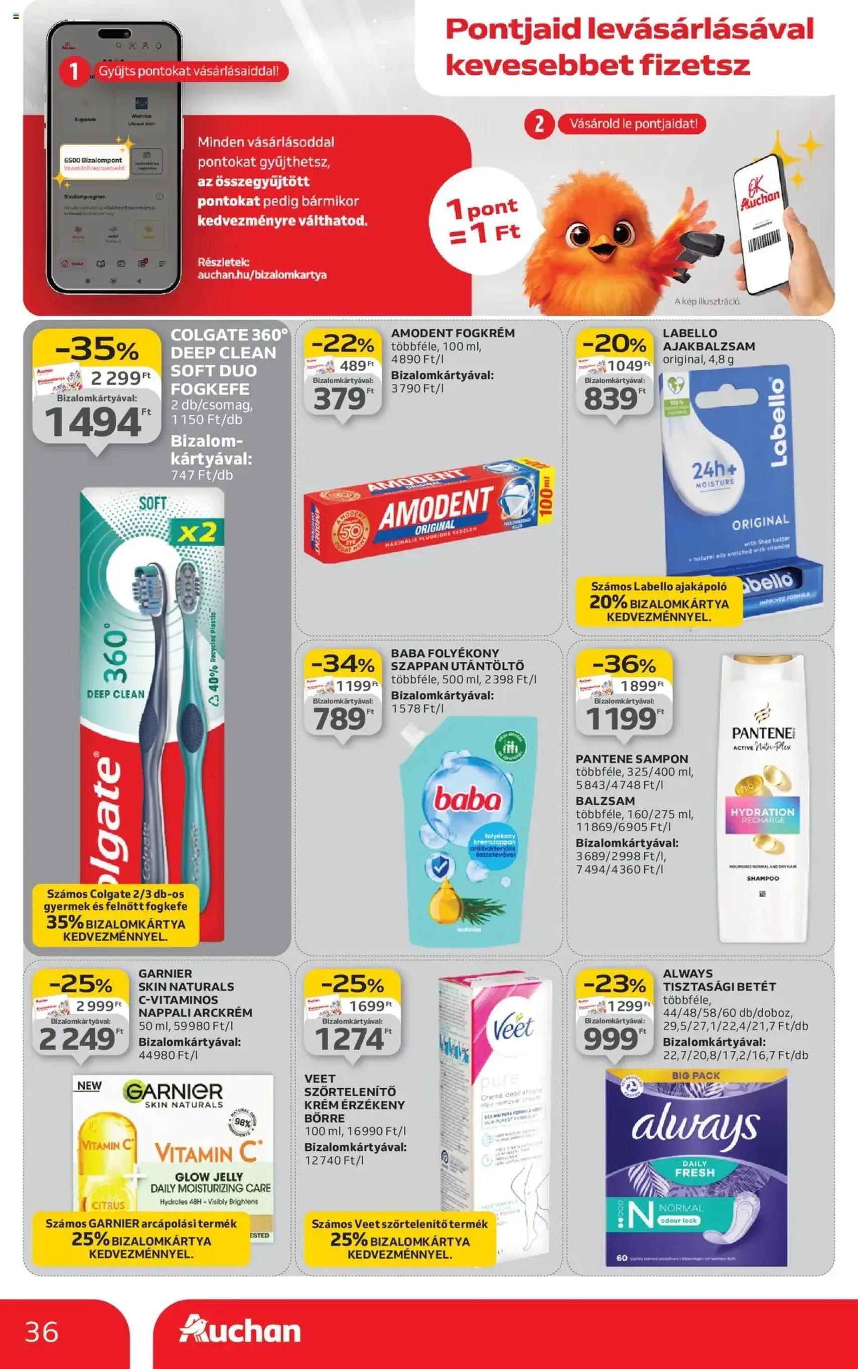 Auchan Akciós újság - 2025.10.24. érvényes szórólap 36 oldal 52 oldalból Auchan Akciós újság - 2025.10.24. érvényes szórólap 36 oldal 52 oldalból