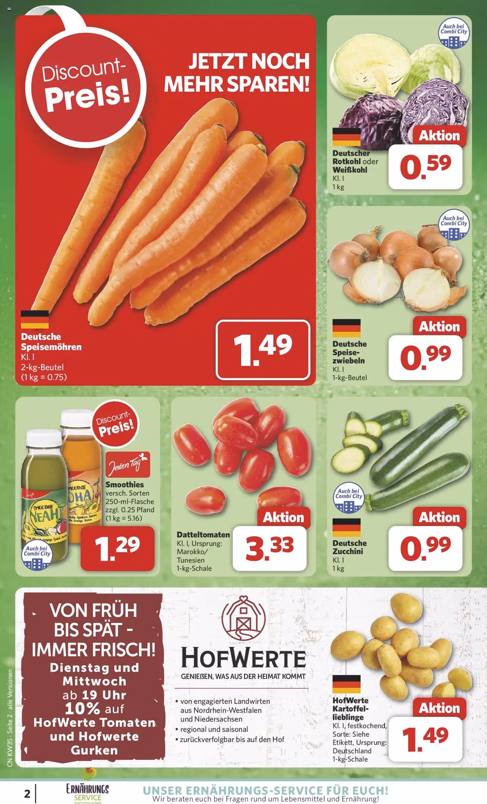 Combi Prospekt - Gültiger Prospekt ab 25.08.2025, Seite 2 von insgesamt 33 Combi Prospekt - Gültiger Prospekt ab 25.08.2025, Seite 2 von insgesamt 33