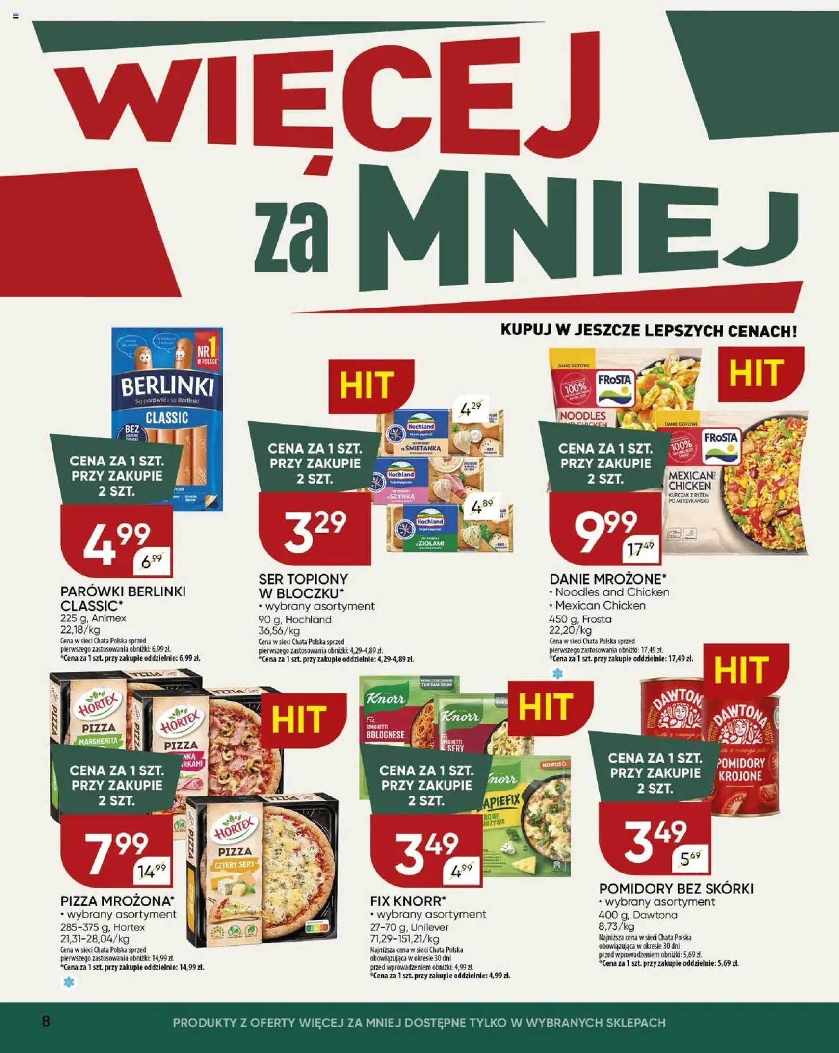 Chata Polska Gazetka - ważny gazetka od 11.09.2025 strona 8 z 22 Chata Polska Gazetka - ważny gazetka od 11.09.2025 strona 8 z 22