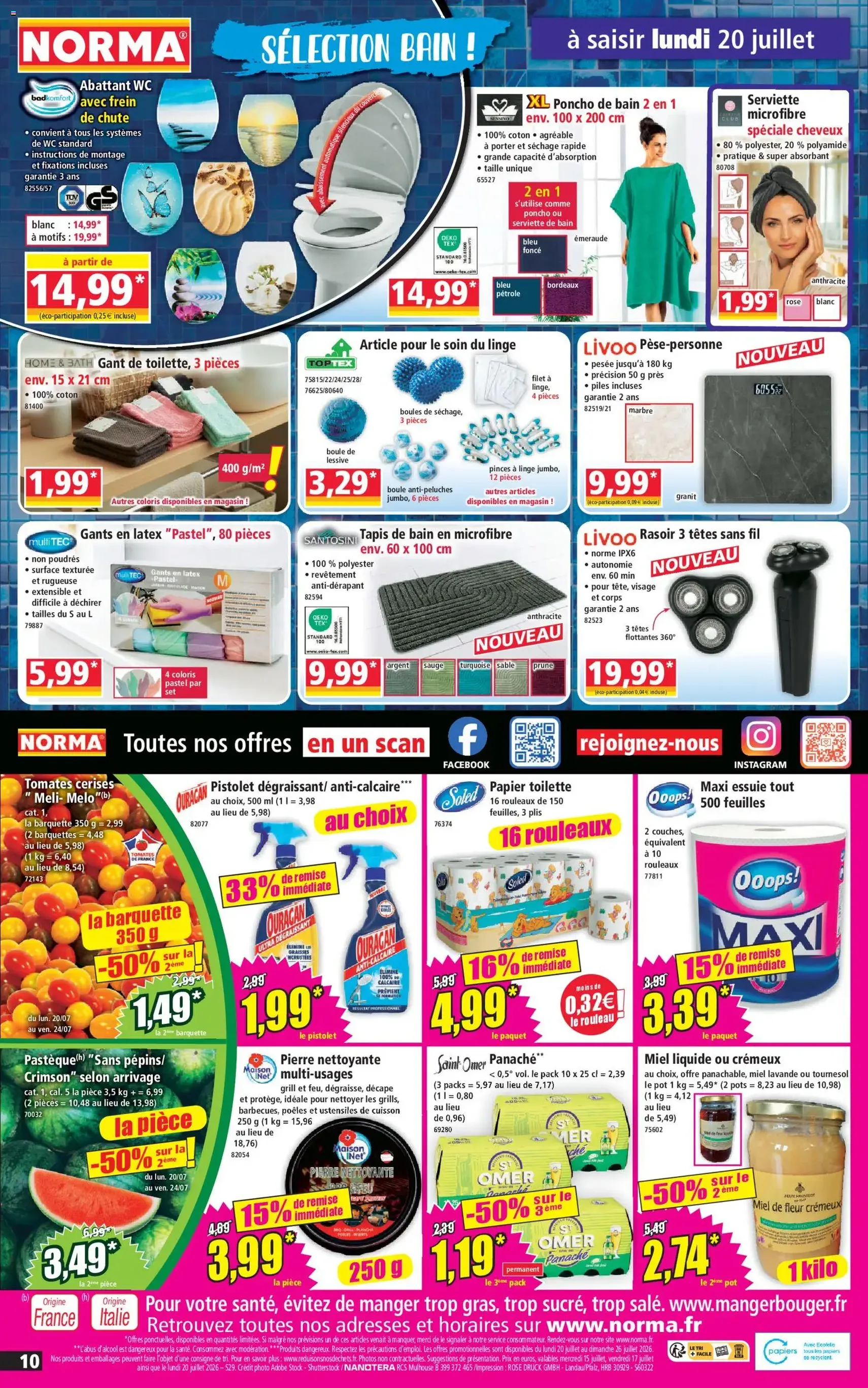 Norma catalogue - brochure valable à partir du 15/07/2026, page 10 sur 12