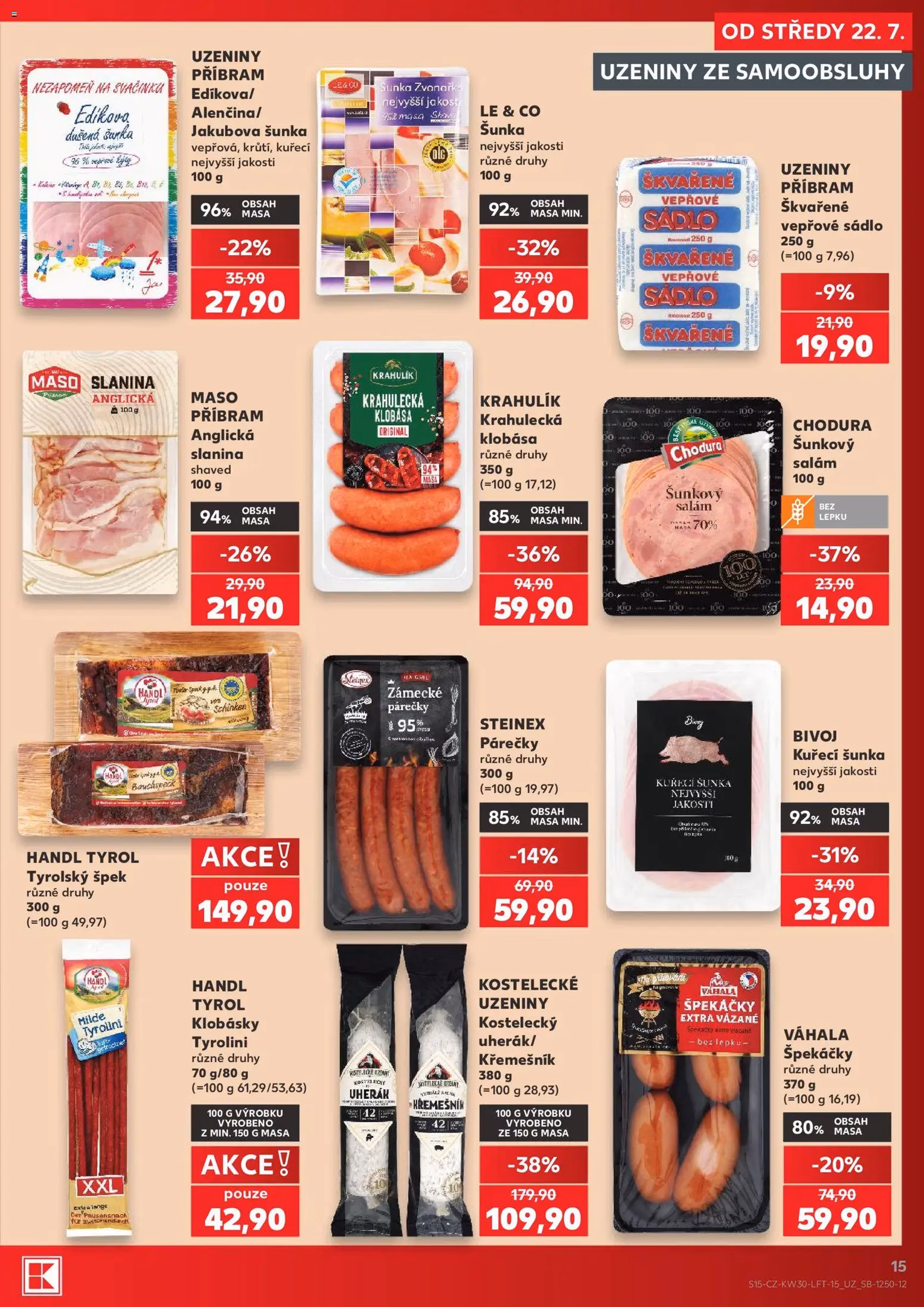 Kaufland leták - platný leták od 22.07.2026 strana 15 z 52
