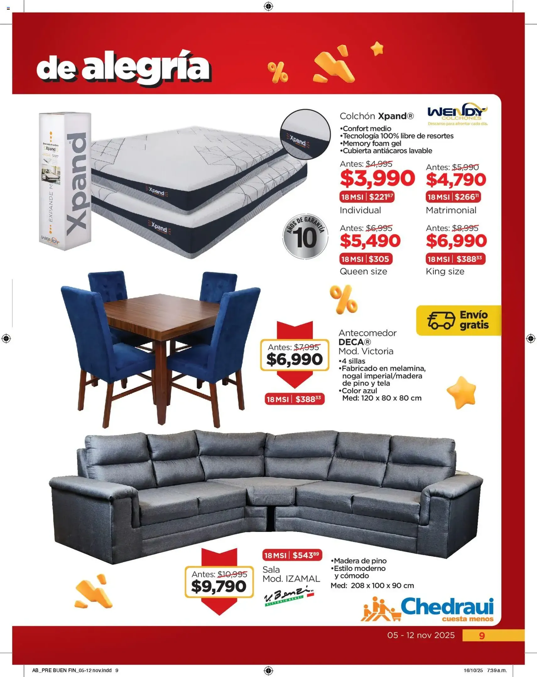 Chedraui Buen Fin - folleto válido desde 05/11/2025 página 9 de 12