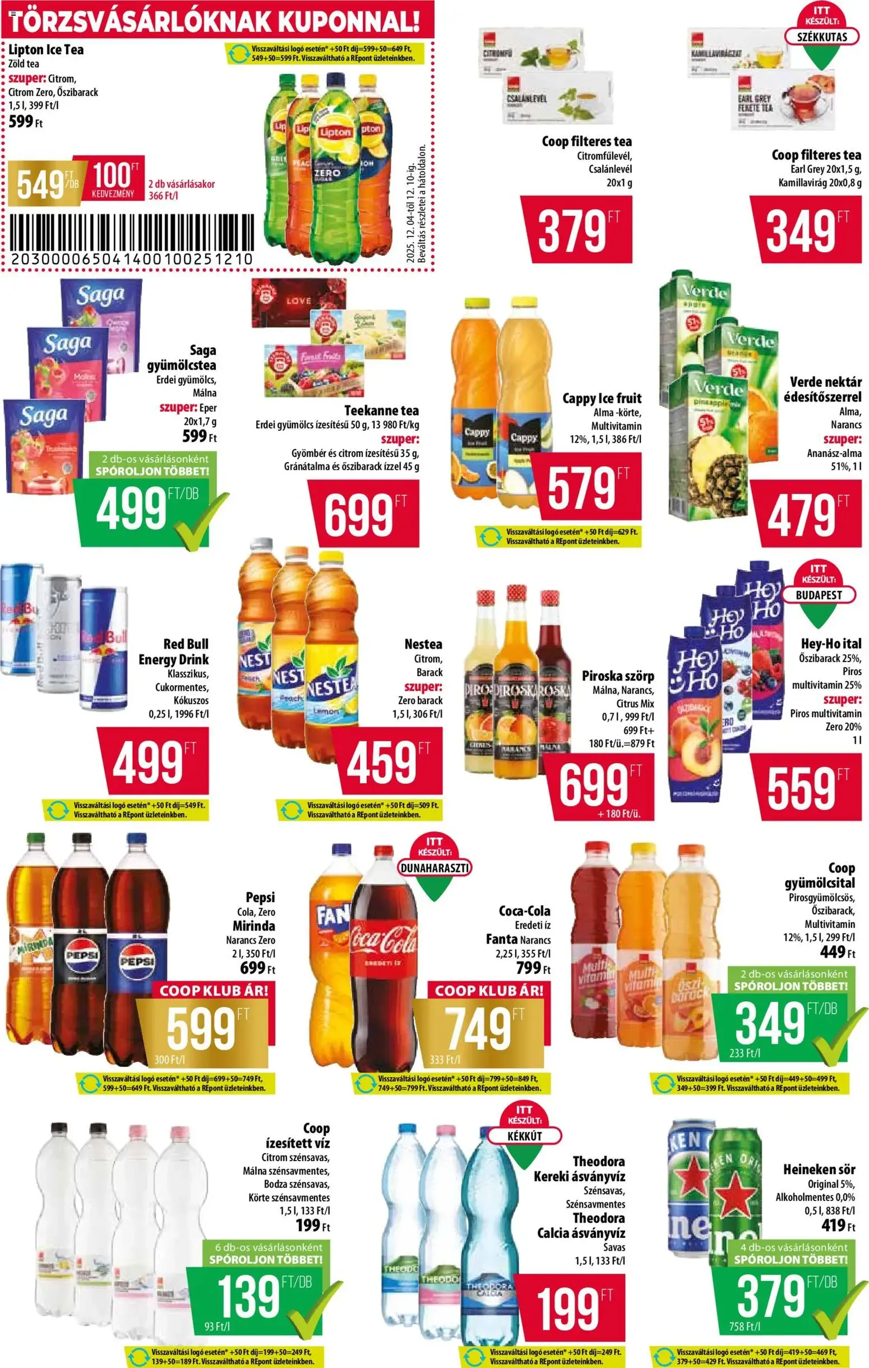 COOP Akciós újság - 2025.12.04. érvényes szórólap 10 oldal 12 oldalból