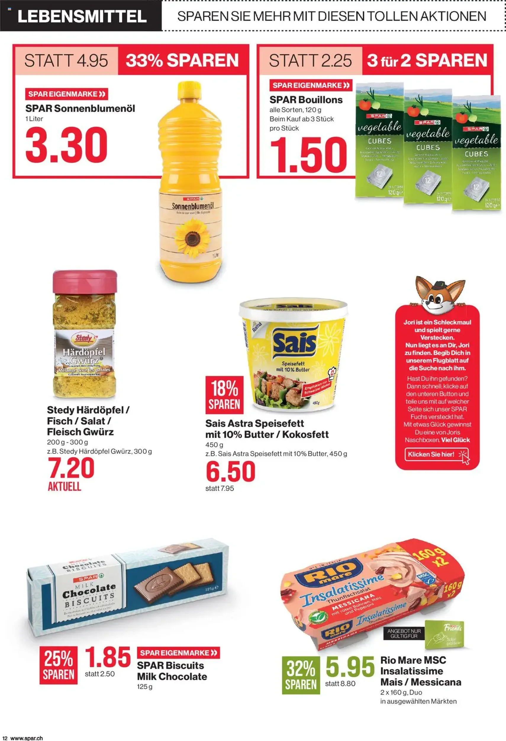 SPAR Aktionen - Gültiger Prospekt ab 10.10.2025, Seite 12 von insgesamt 20 SPAR Aktionen - Gültiger Prospekt ab 10.10.2025, Seite 12 von insgesamt 20