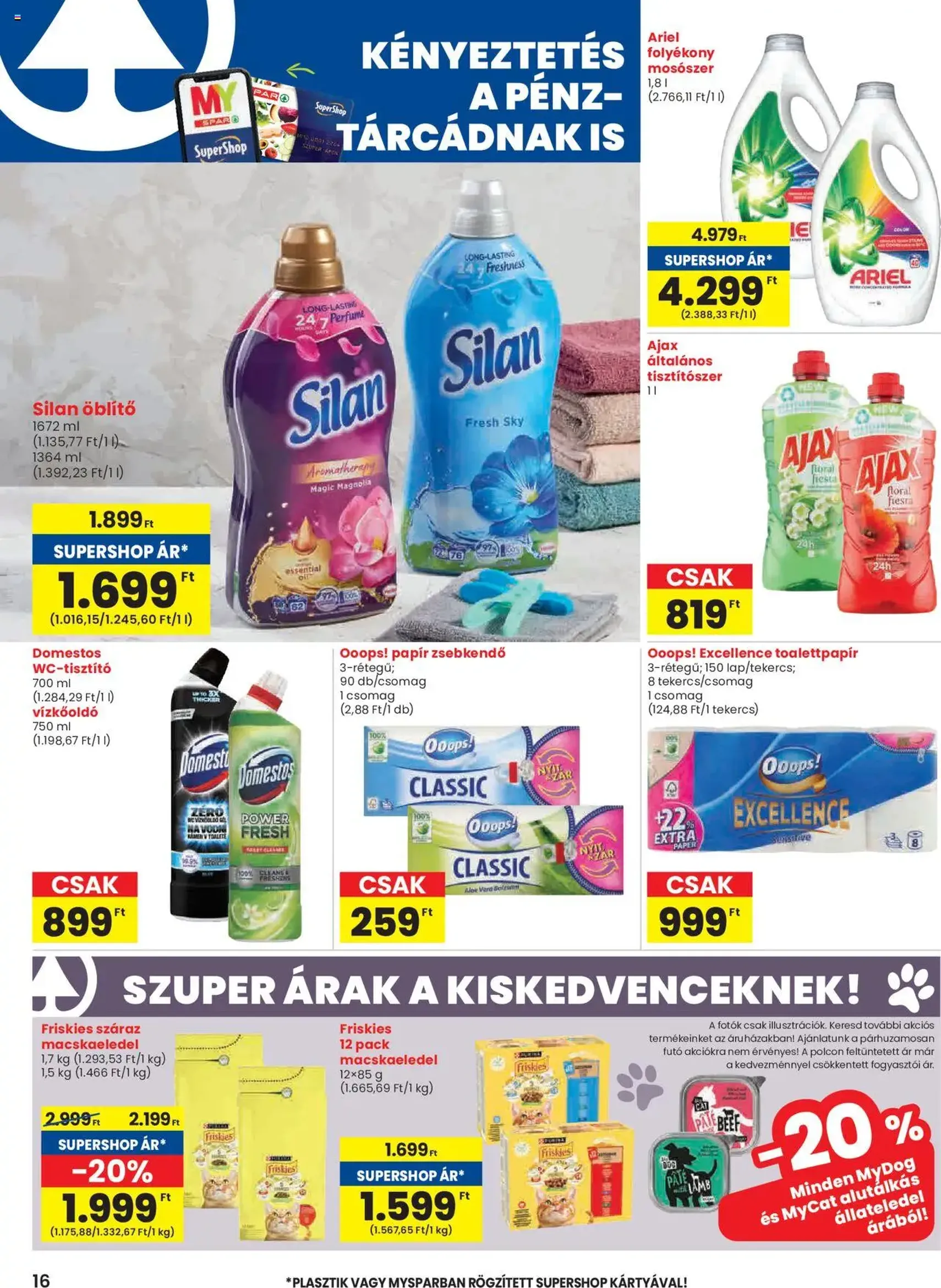 Spar Akciós újság - 2025.07.31. érvényes szórólap 16 oldal 20 oldalból Spar Akciós újság - 2025.07.31. érvényes szórólap 16 oldal 20 oldalból