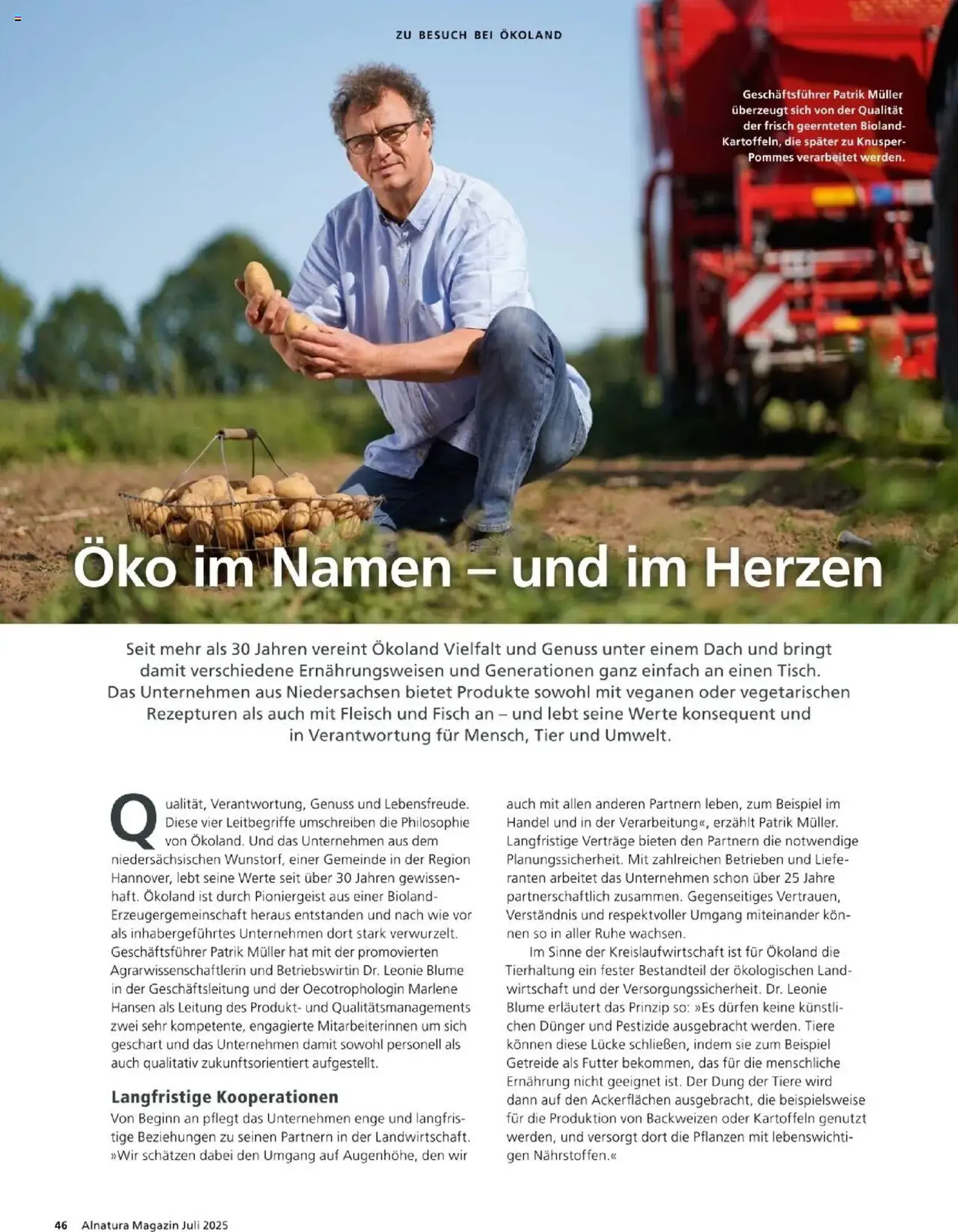 Alnatura Prospekt - Gültiger Prospekt ab 01.07.2025, Seite 46 von insgesamt 60