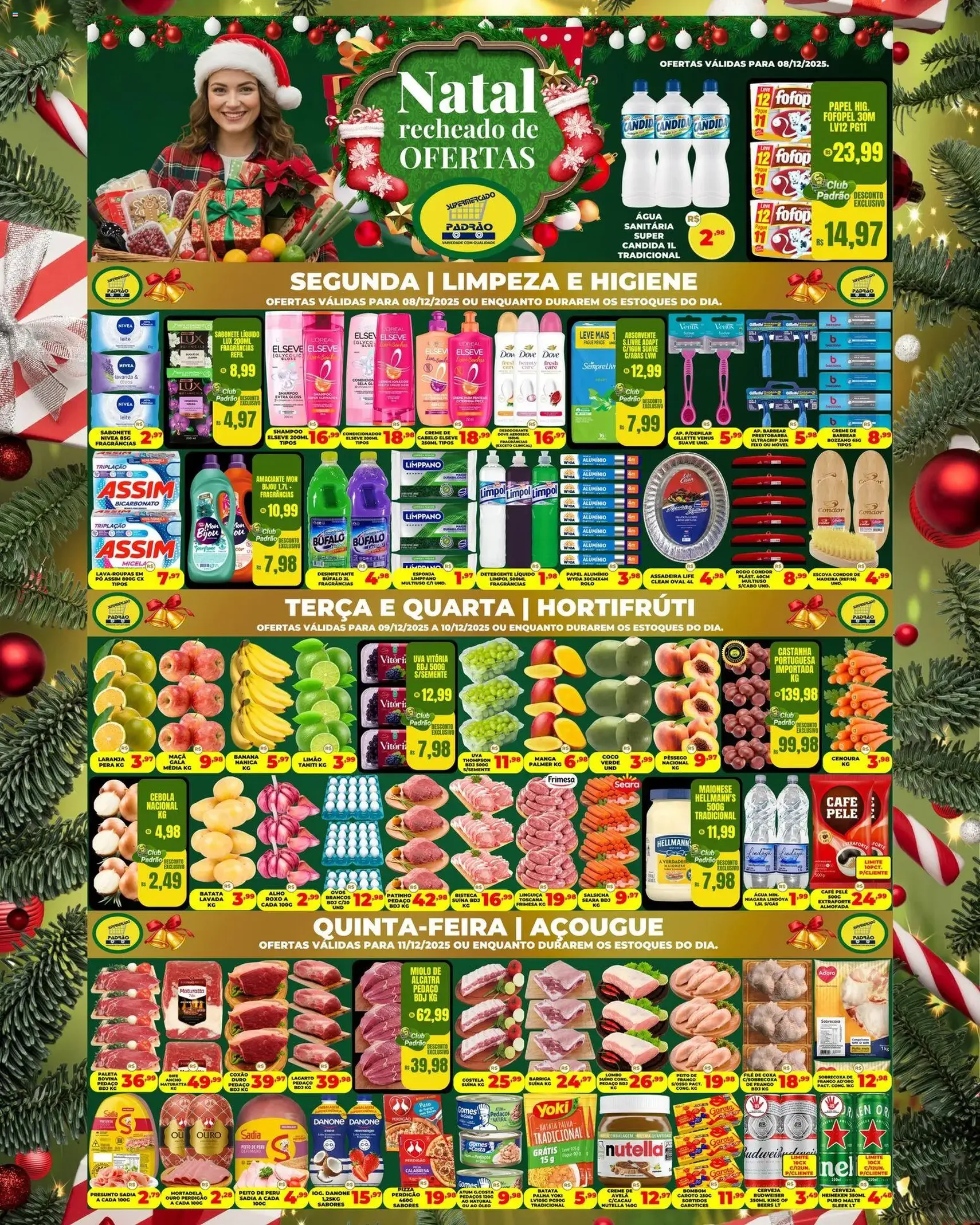 Supermercado Padrão - Ofertas do Açougue - folheto válido a partir de 08/12/2025 página 1 de 2