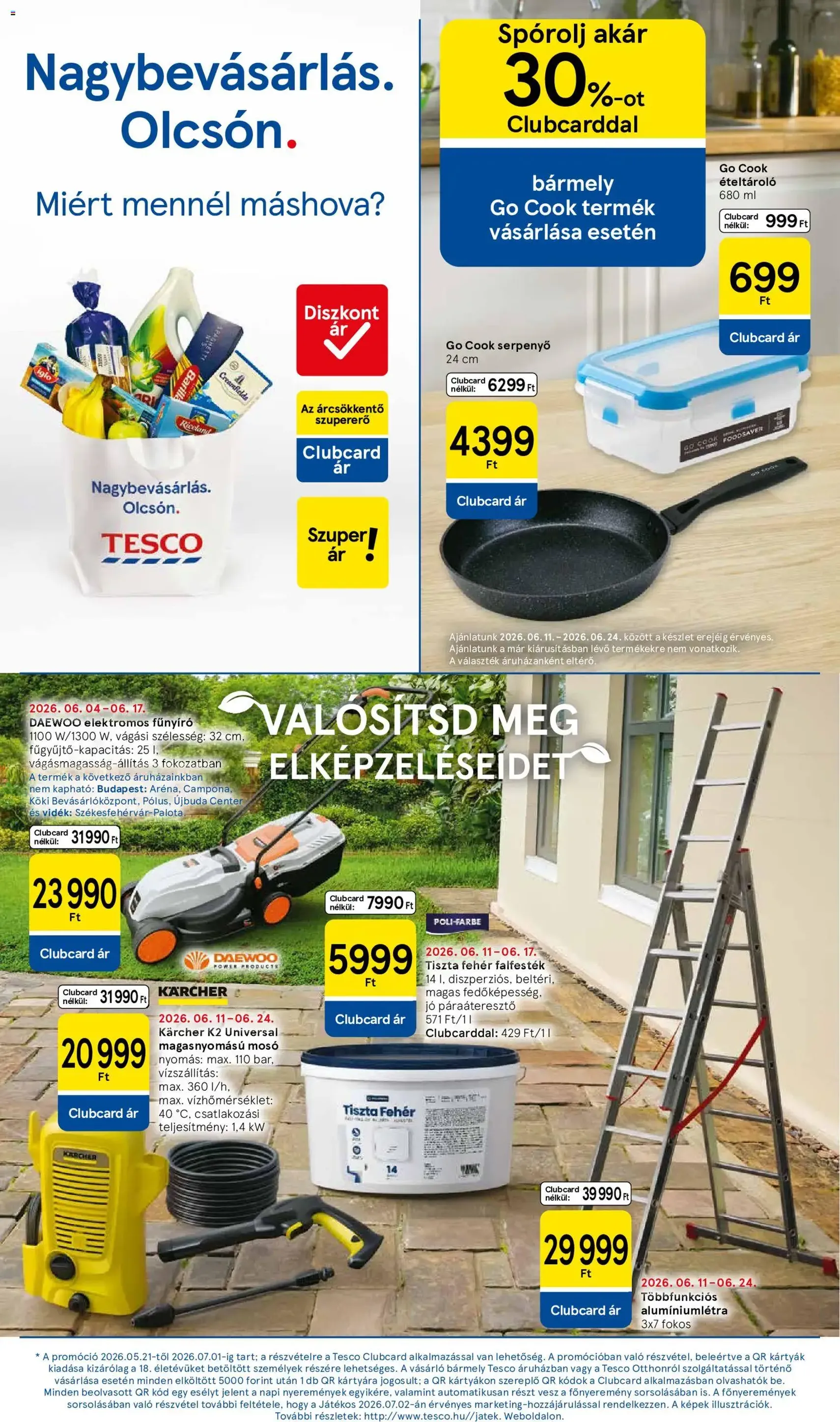 Tesco aktuális akciós újság - 2026.06.11. érvényes szórólap 16 oldal 36 oldalból