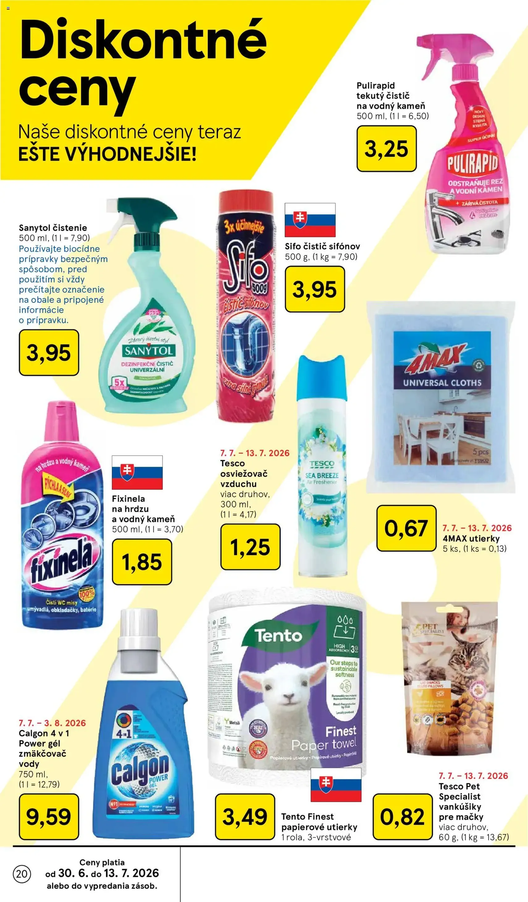 Tesco Hypermarket - leták - platný leták od 08.07.2026 strana 20 z 48
