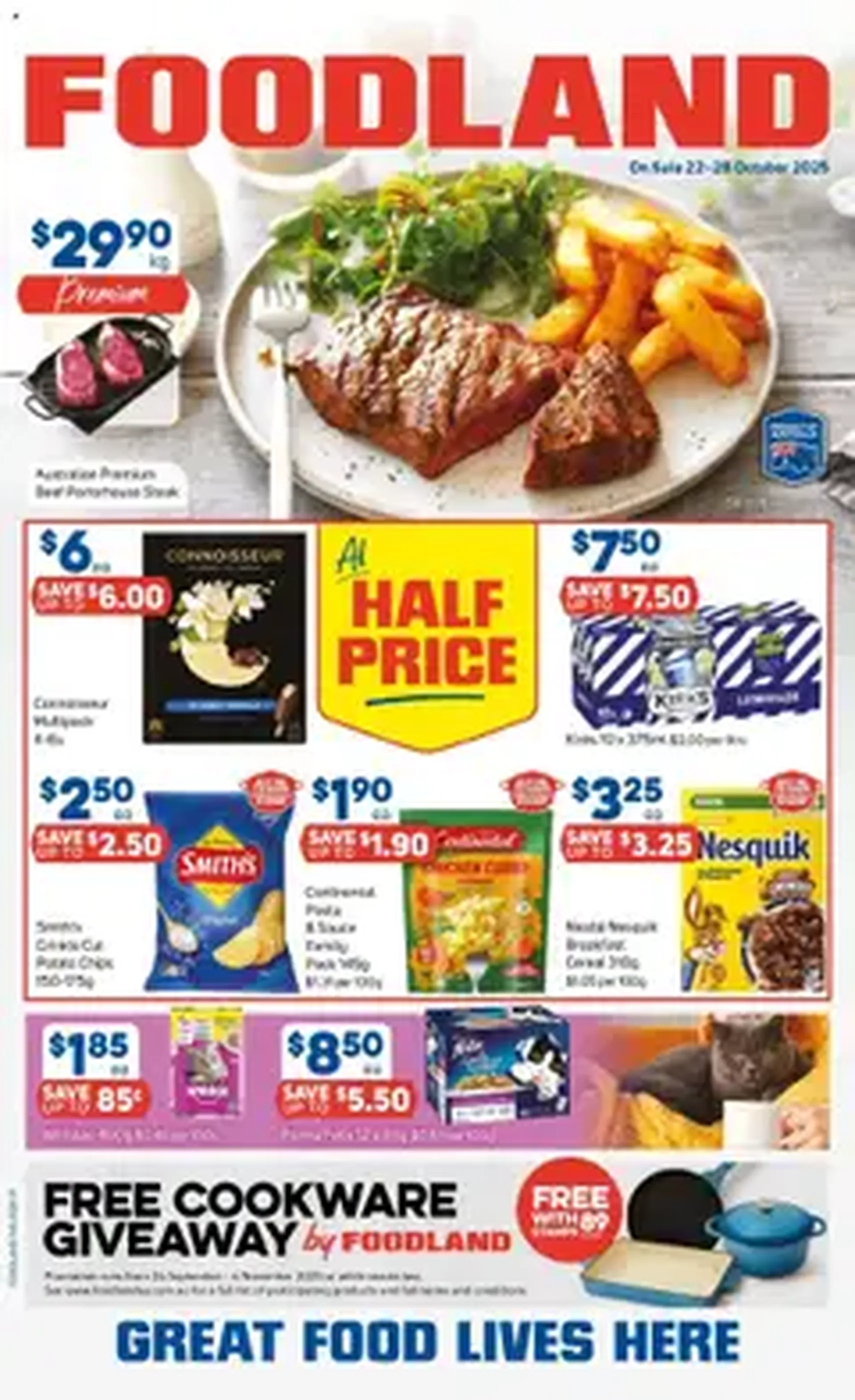 Foodland Catalogue - valid flyer from 22/10/2025, page 1 of 1