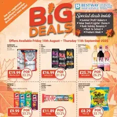 Bestway - The Big Deals Brochure - Flyer preview valid from 15/08/2025