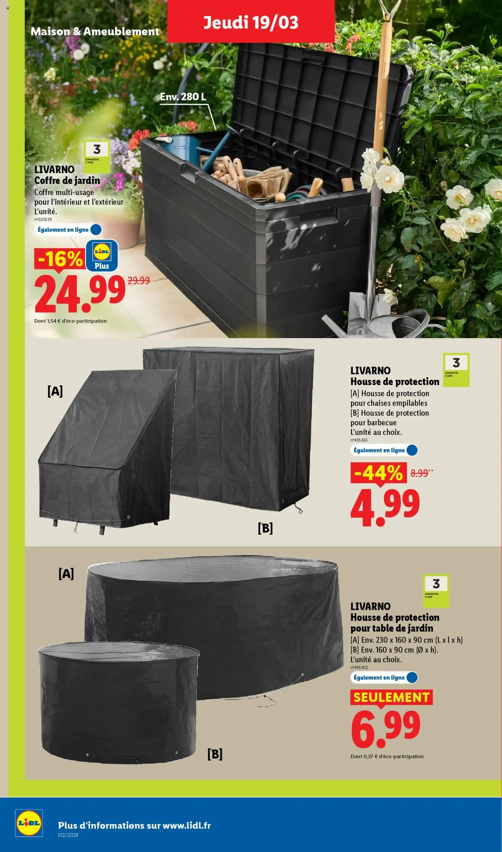 LIDL catalogue semaine 12 - brochure valable à partir du 19/03/2026, page 36 sur 59