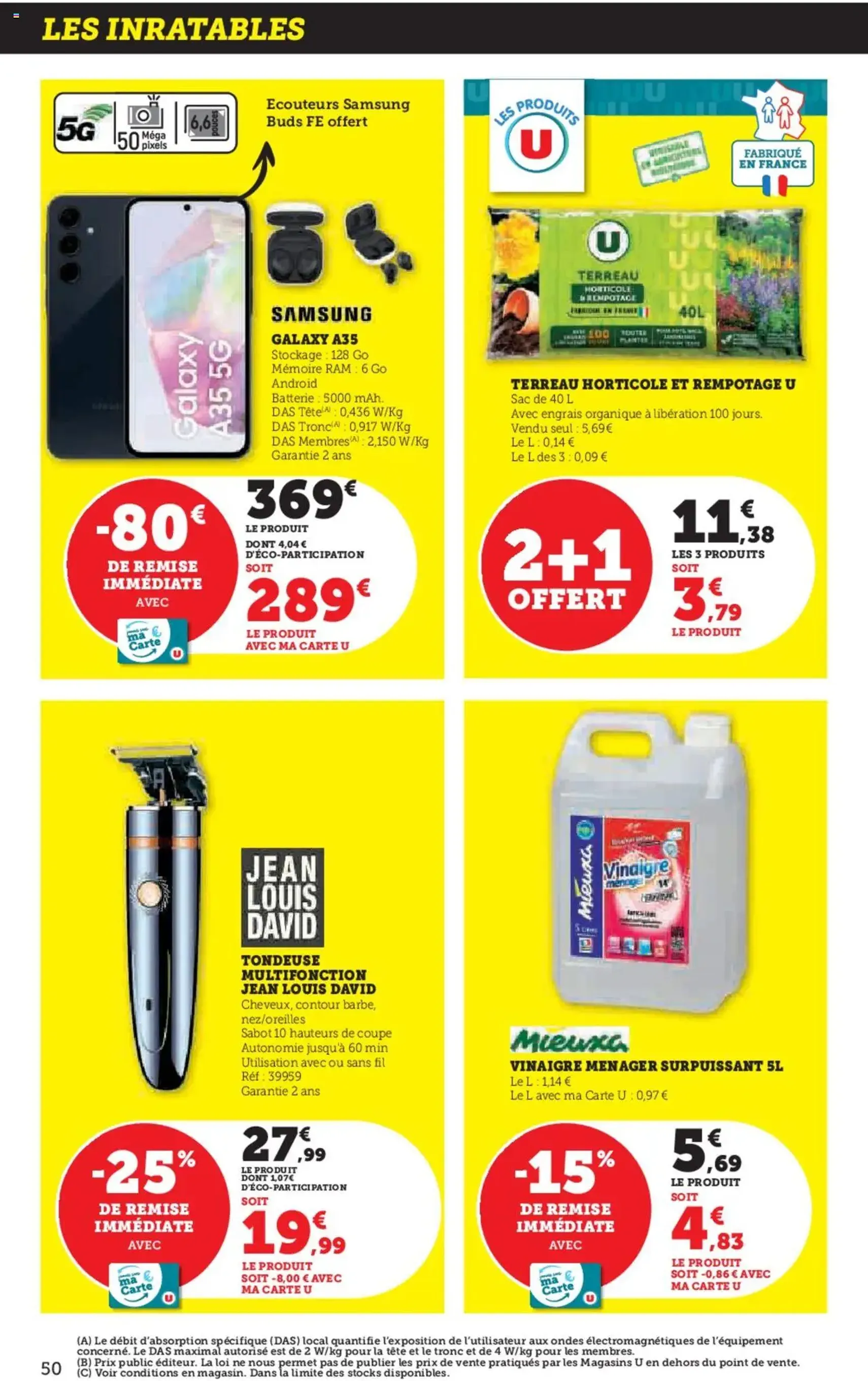Super U catalogue - brochure valable à partir du 02/09/2025, page 50 sur 52 Super U catalogue - brochure valable à partir du 02/09/2025, page 50 sur 52