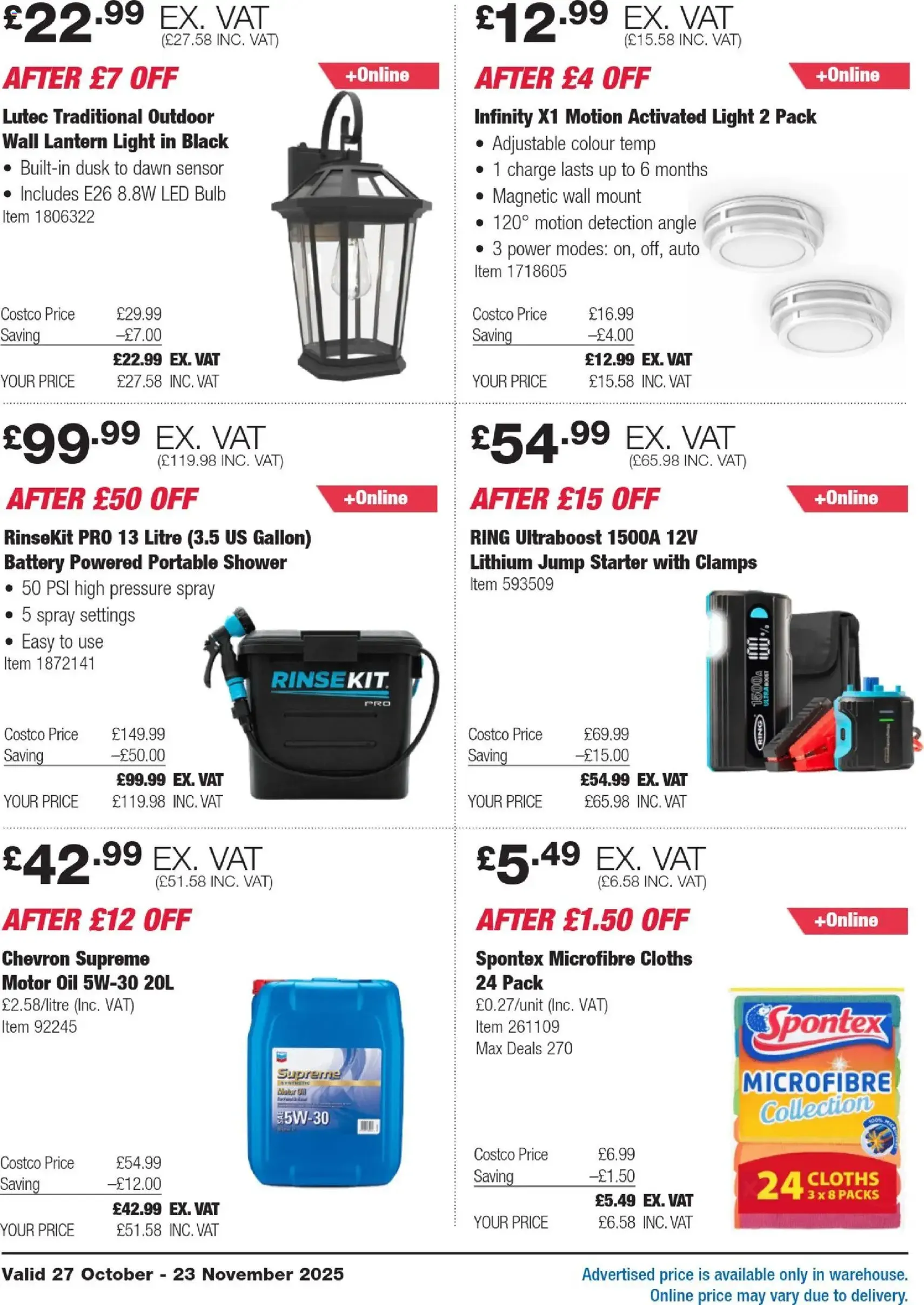 Costco - ENGLAND ONLY - valid flyer from 27/10/2025, page 6 of 35