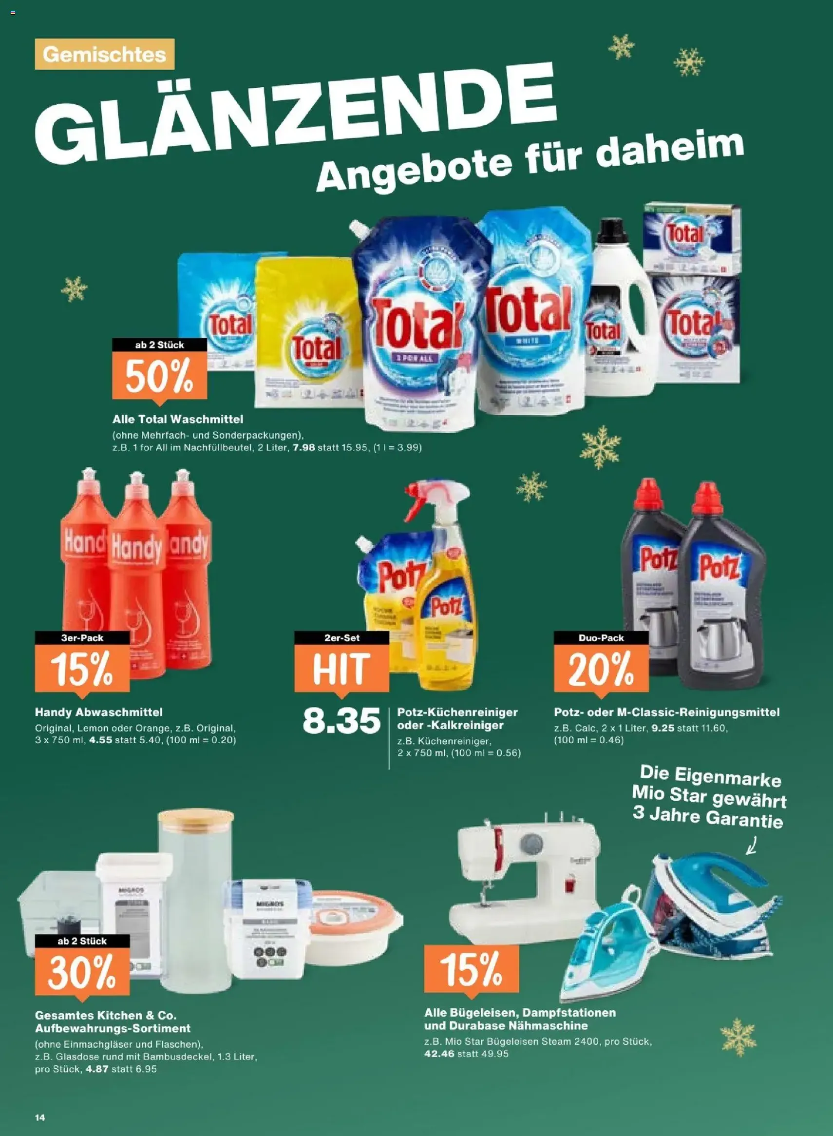 Migros Aktionen - Gültiger Prospekt ab 23.12.2025, Seite 14 von insgesamt 16