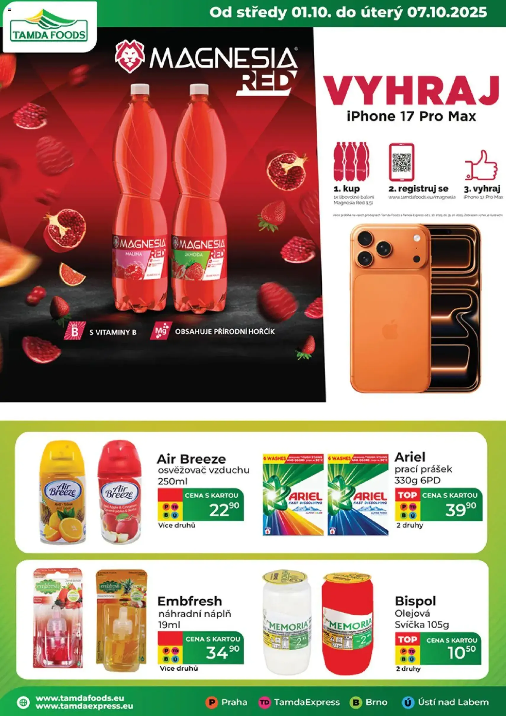 Tamda Foods leták - platný leták od 01.10.2025 strana 1 z 52
